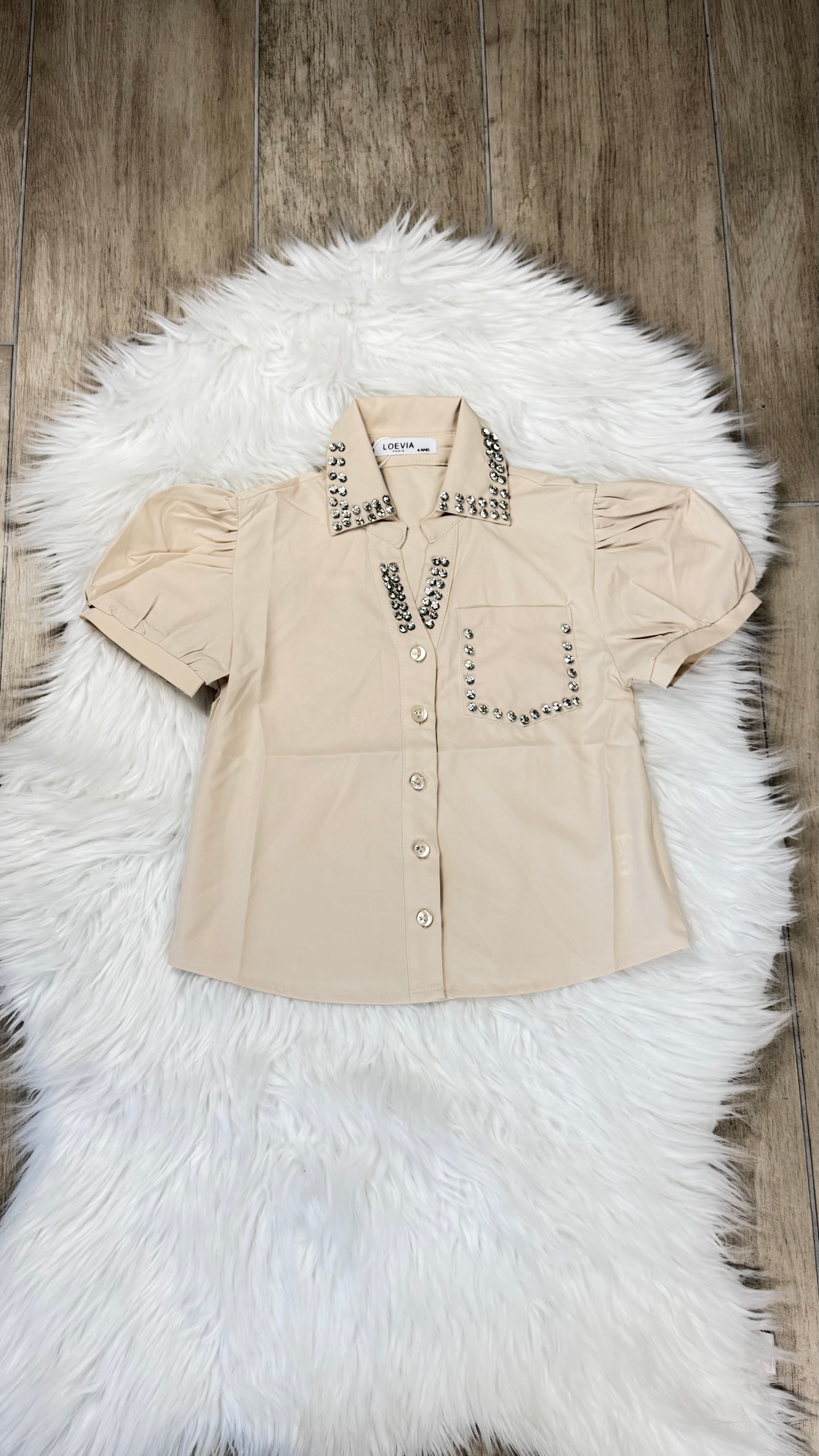 Camicia bambina cristal