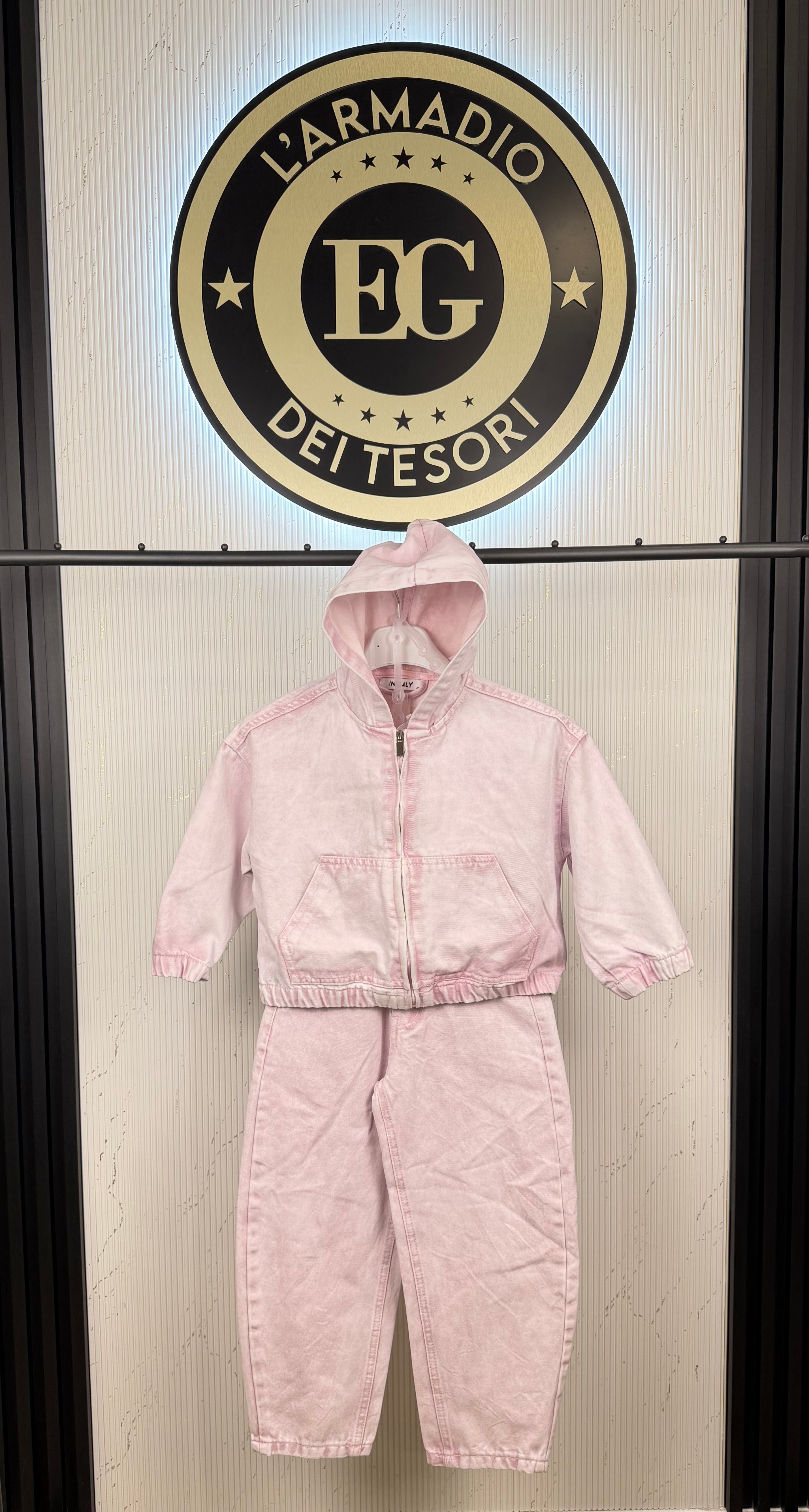 Completo bambina pink