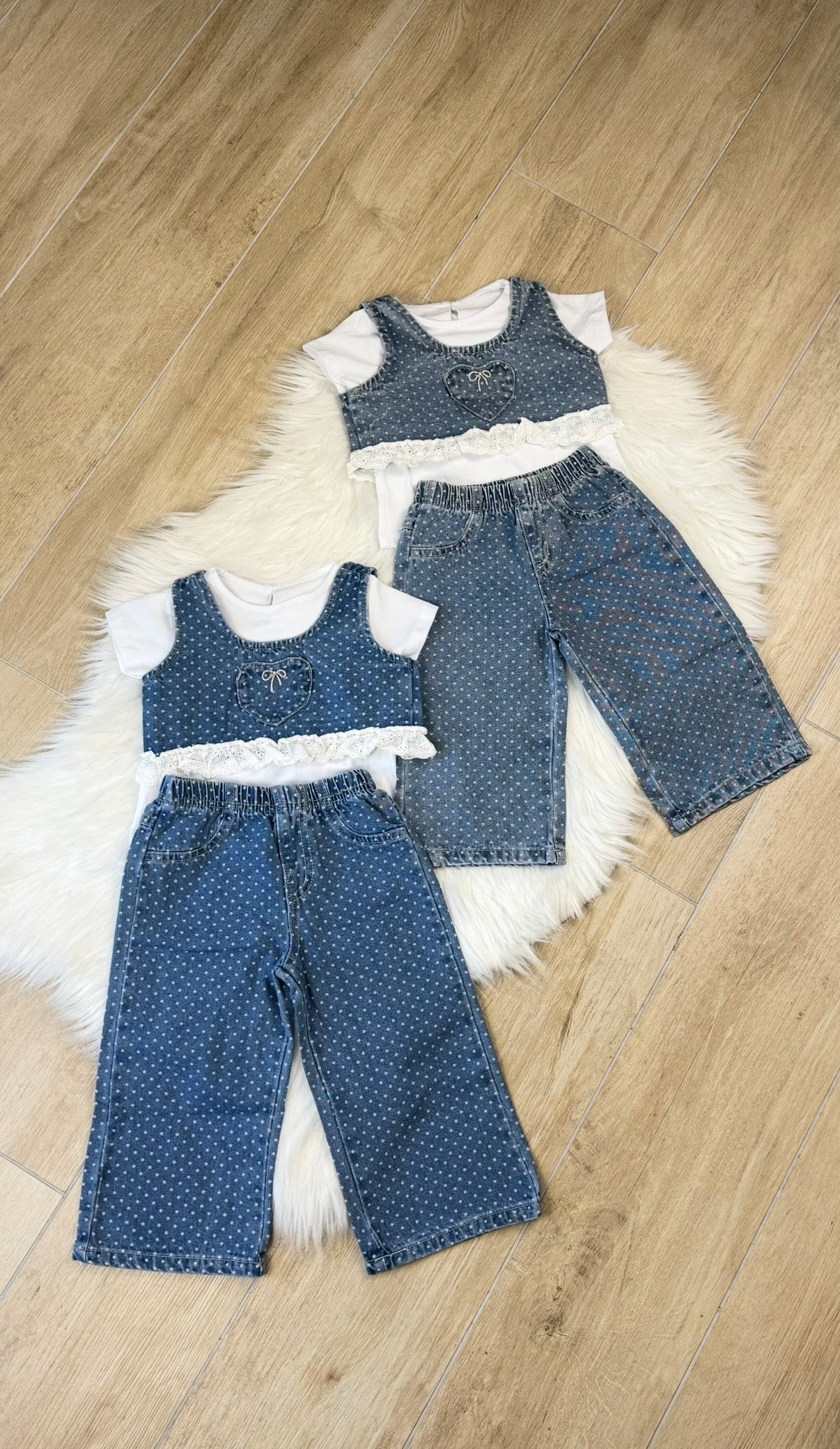 COMPLETO BAMBINA POIS JEANS