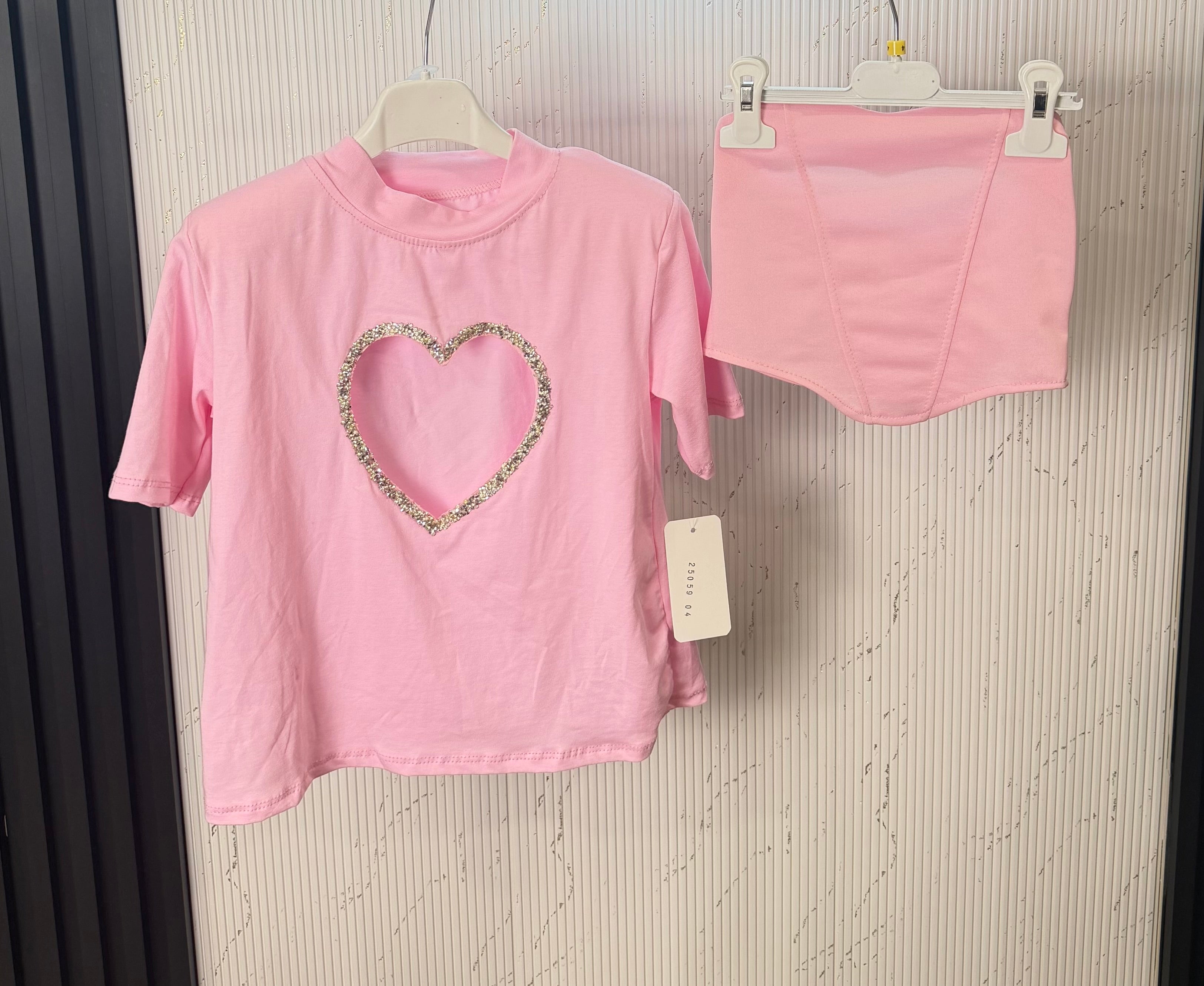 Maglia bambina Cuore con corpetto