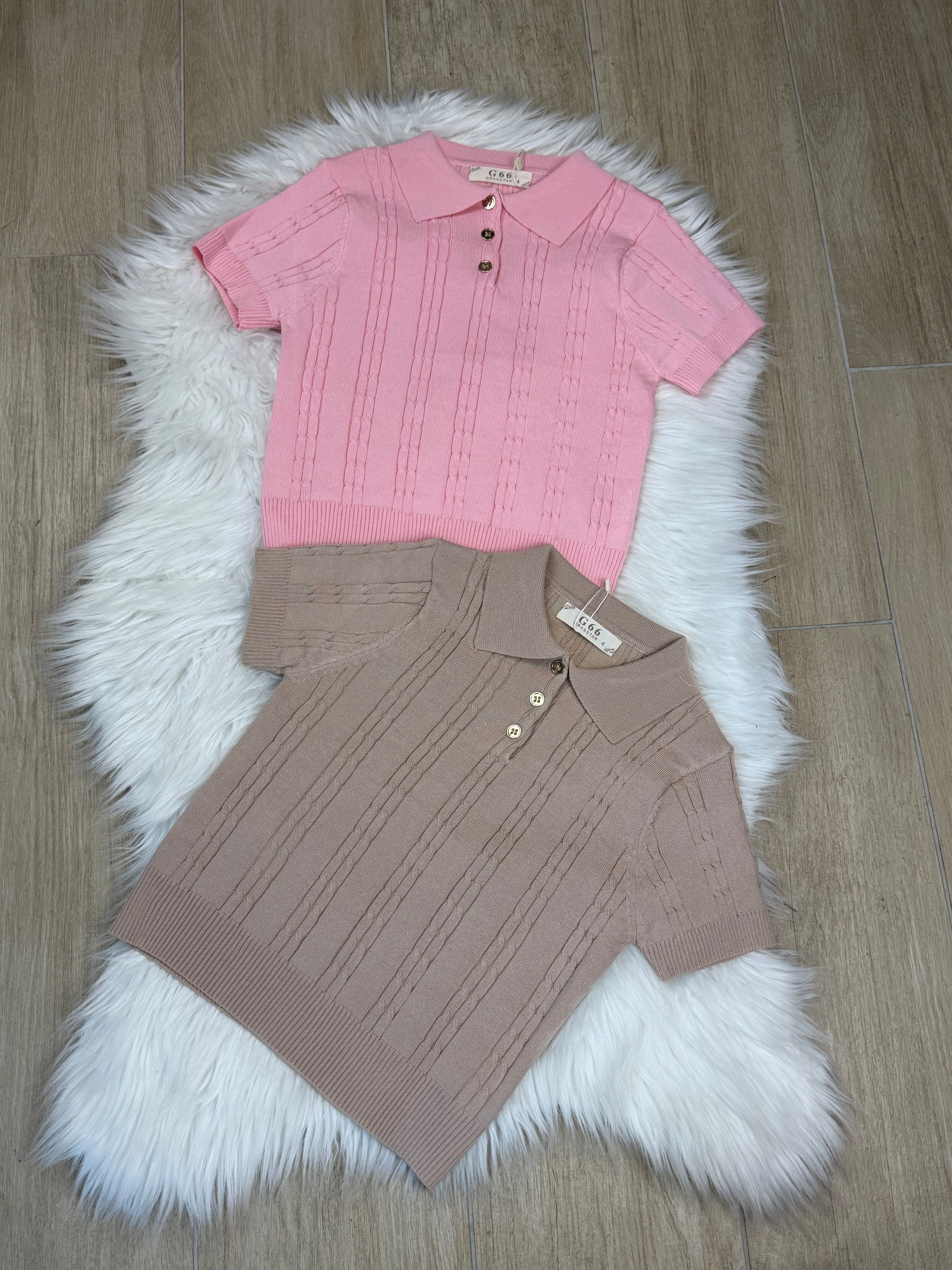 Maglia bambina polo filo