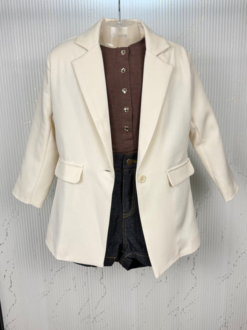 GIUBBINO bambina giacca beige