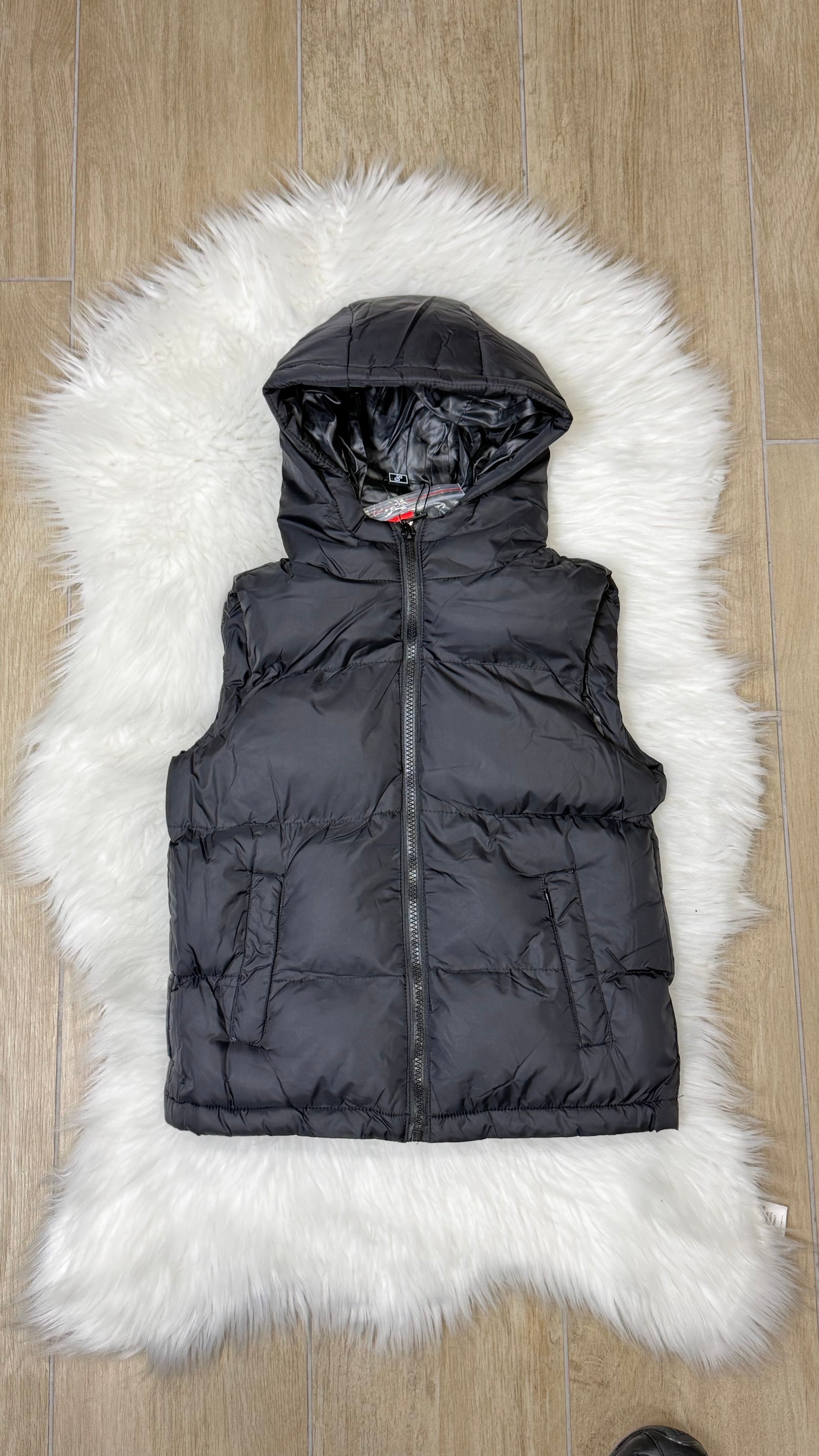GIUBBINO bambino smanicato black