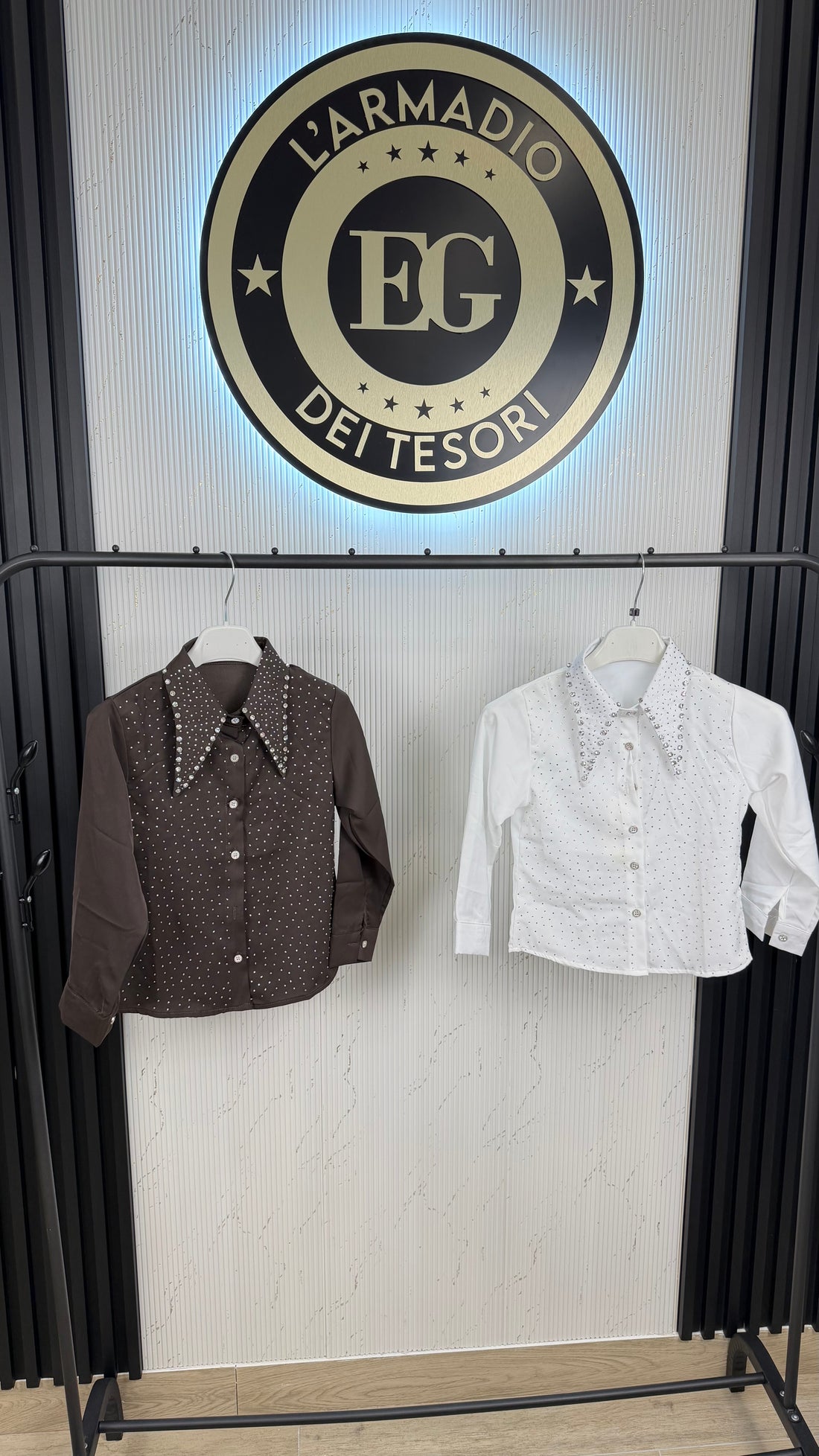 Camicia bambina diamond