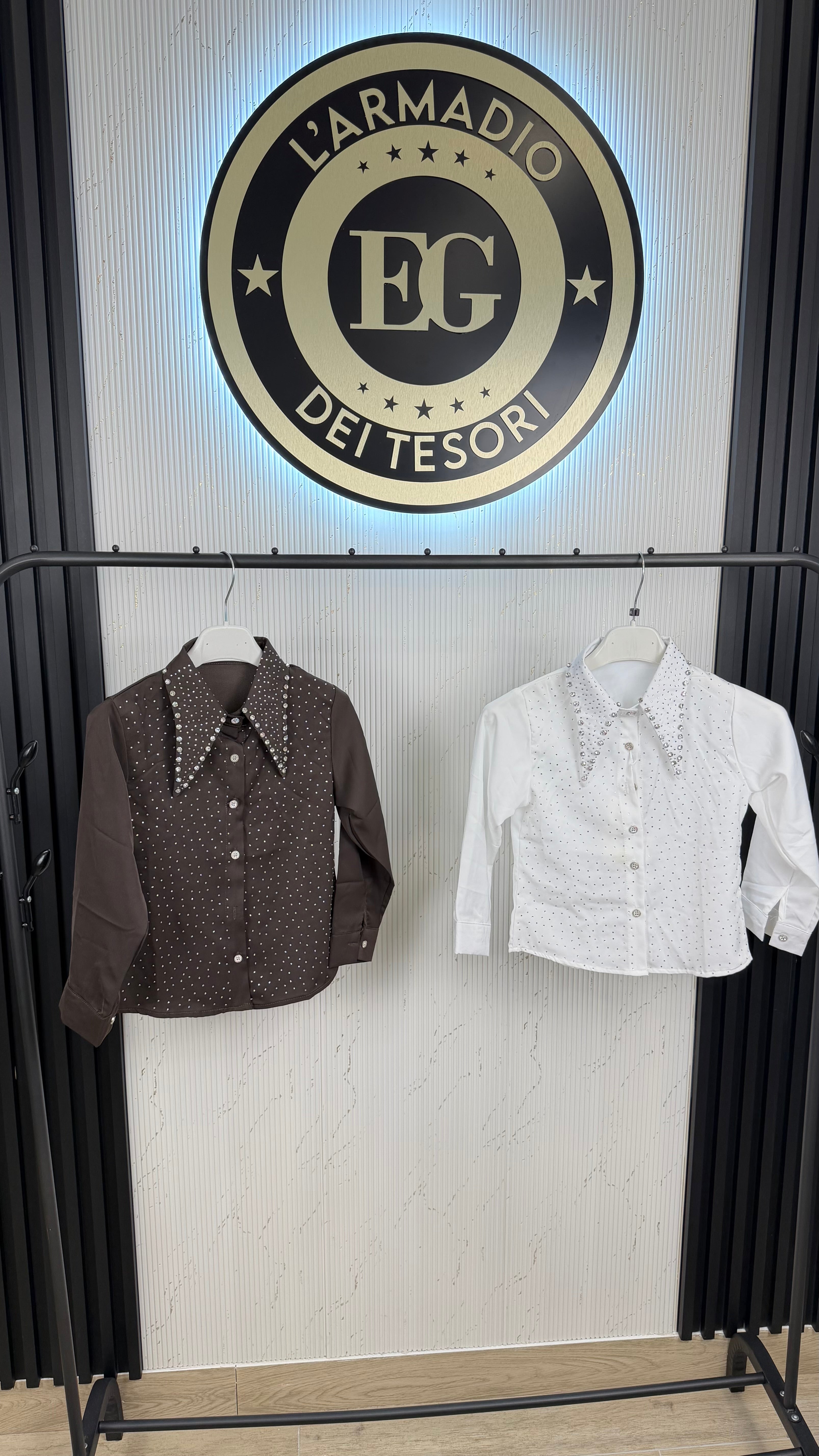Camicia bambina diamond