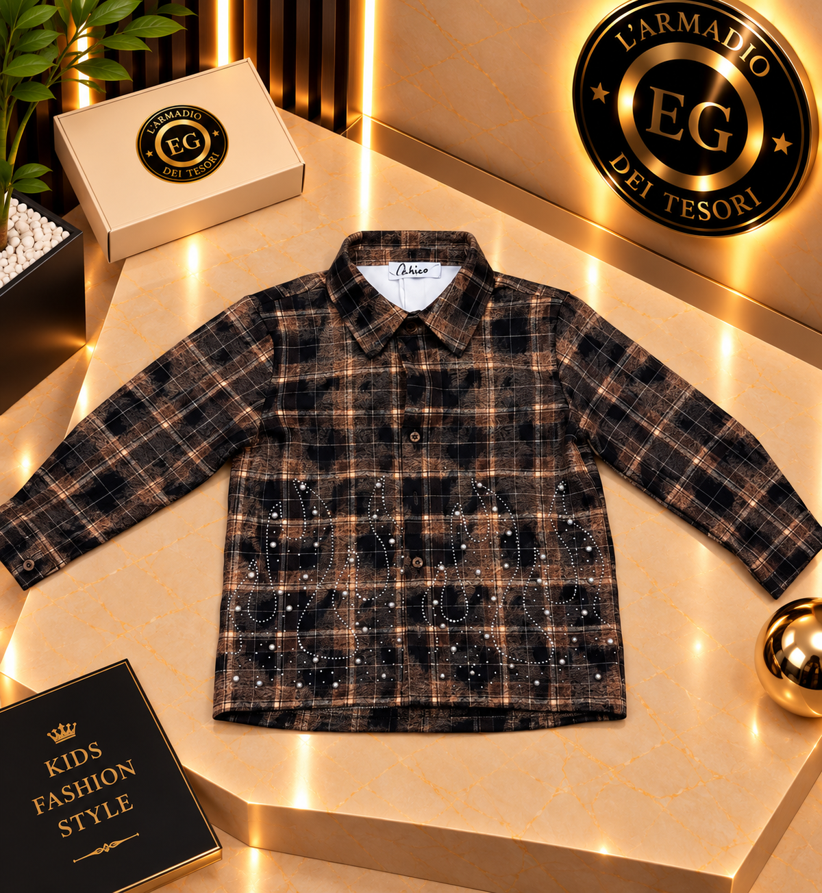 CAMICIA BAMBINO PERLSCOZ