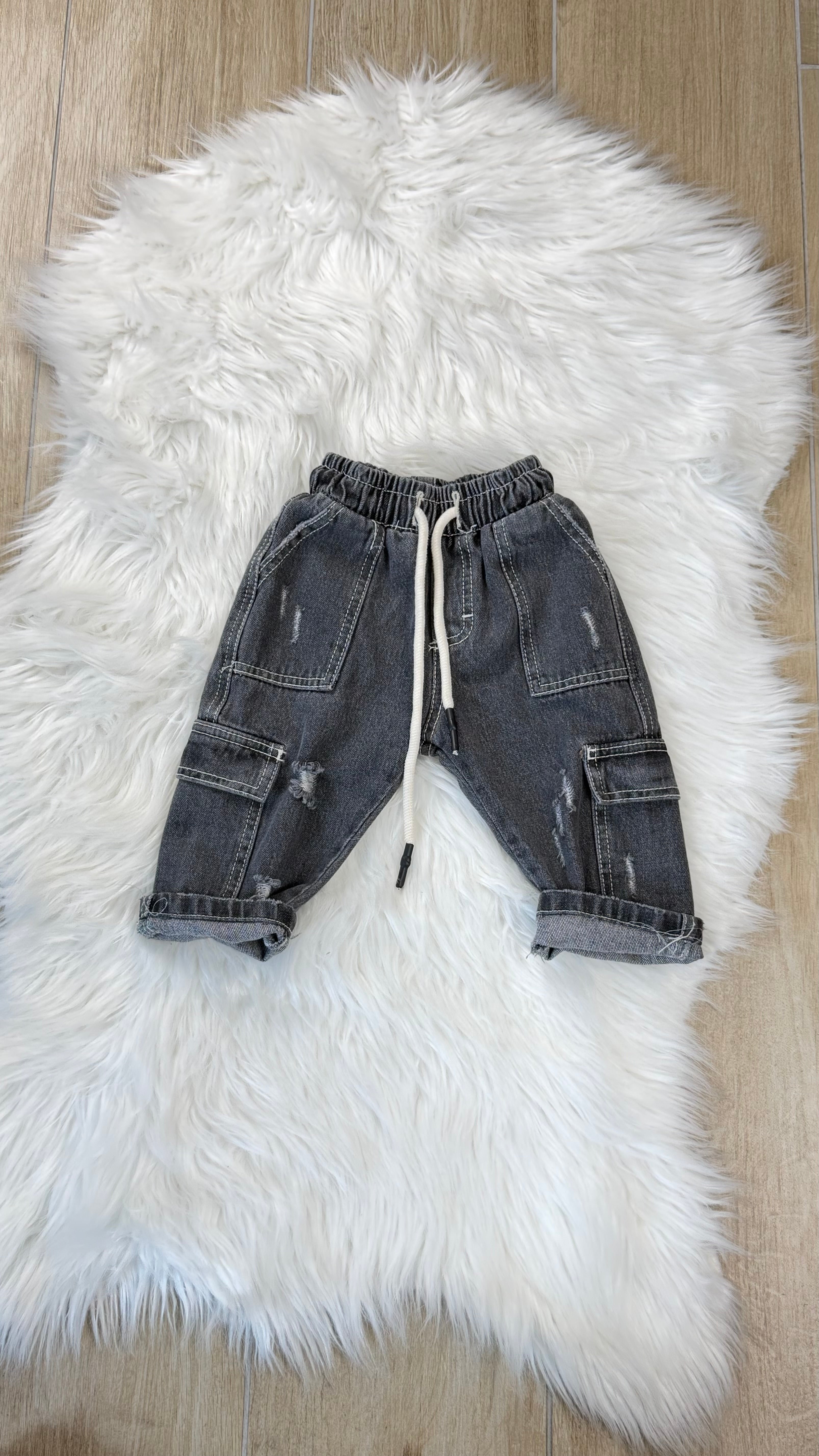 Jeans neonato Cargo tasc