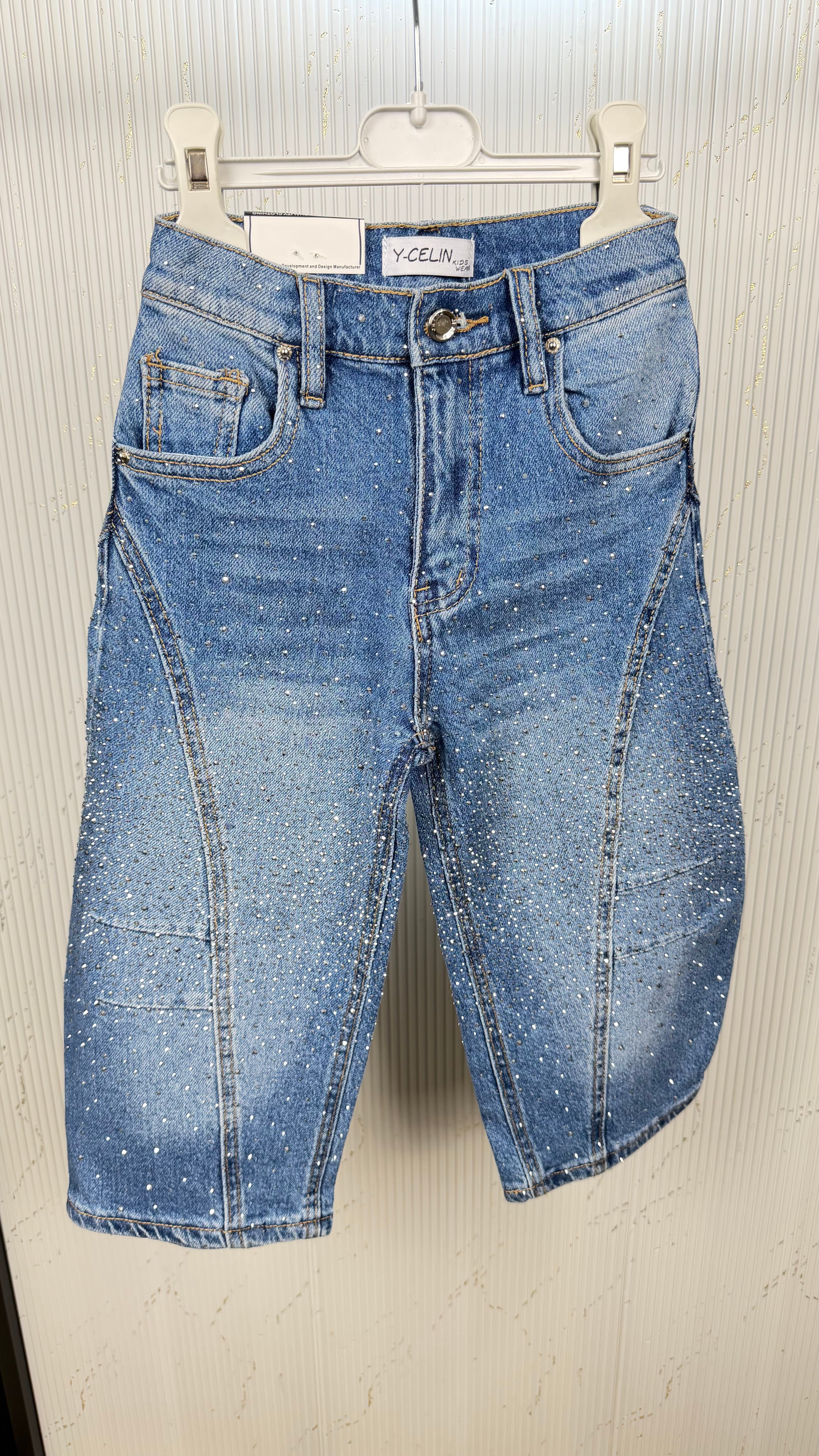 Jeans neonata shine ballon