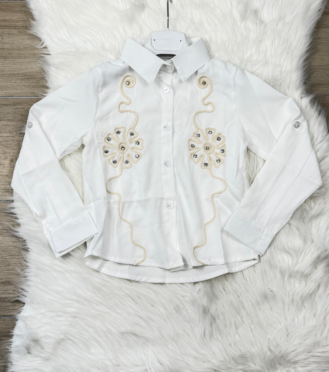 Camicia bambina flor