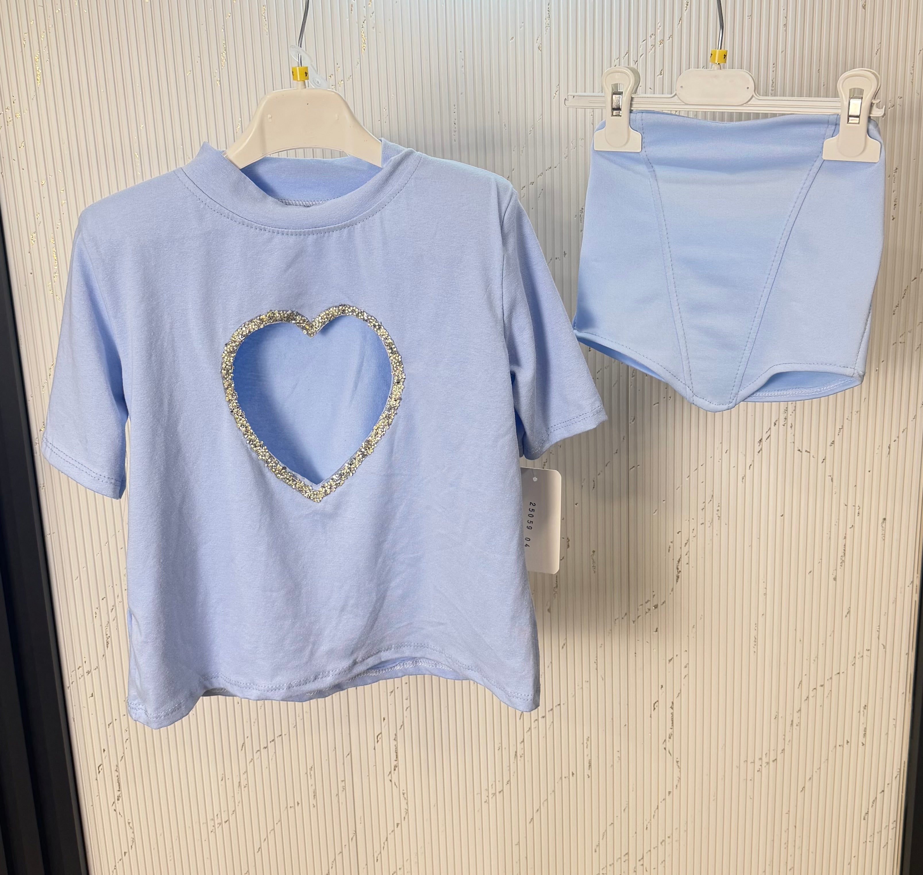 Maglia bambina Cuore con corpetto