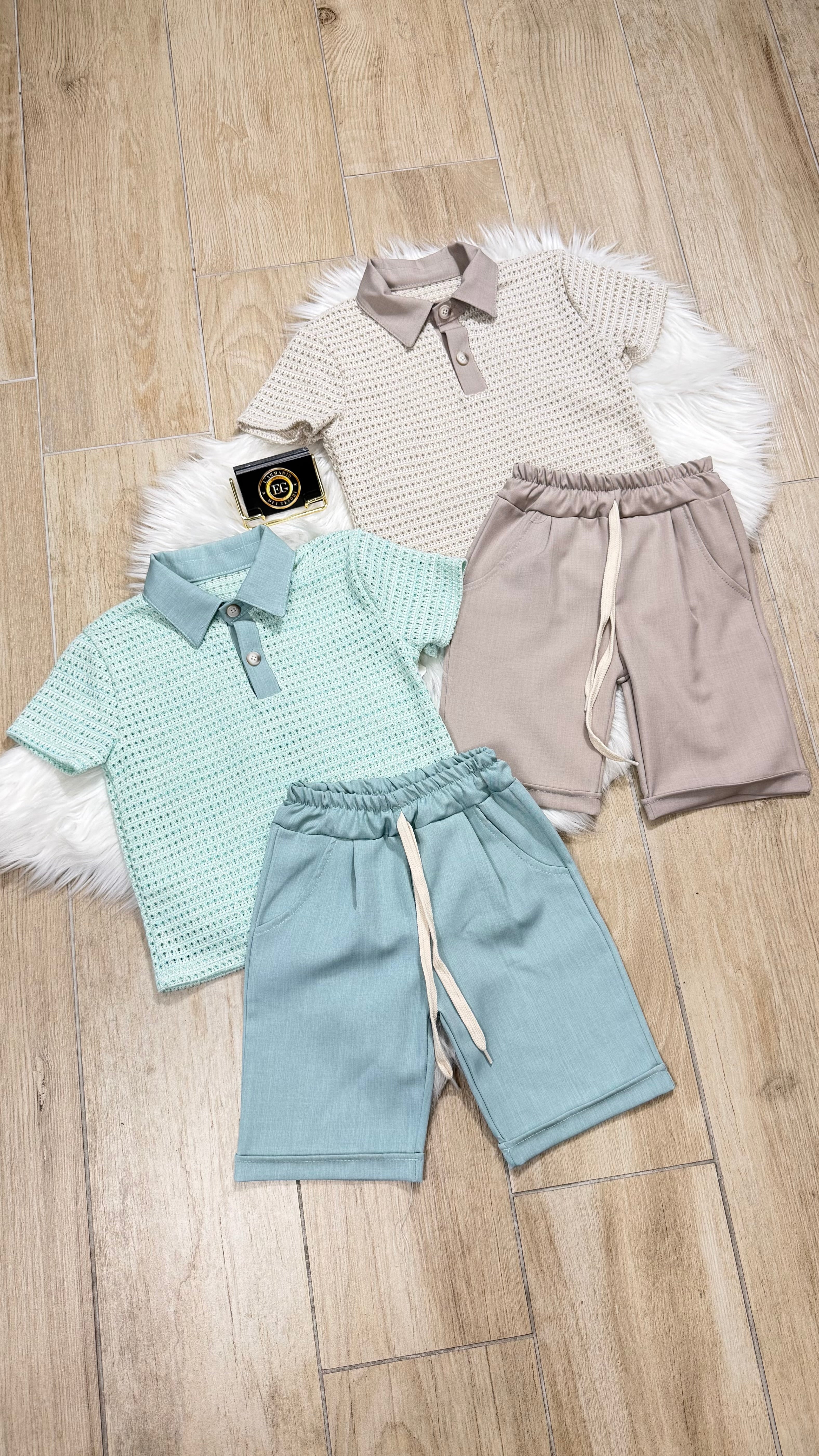 COMPLETO BAMBINO TRAFORATO POLO