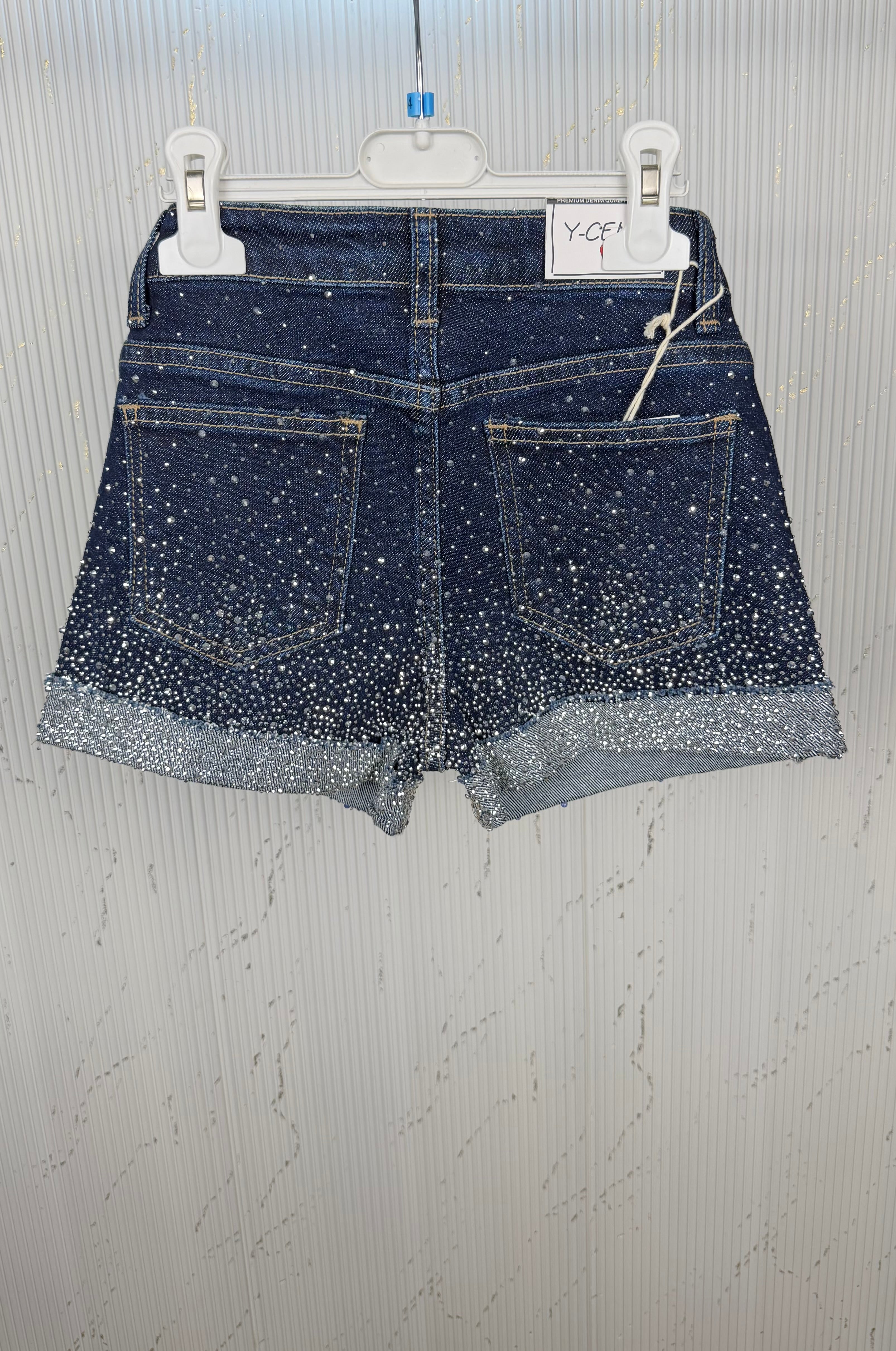 Short bambina diamond scuro