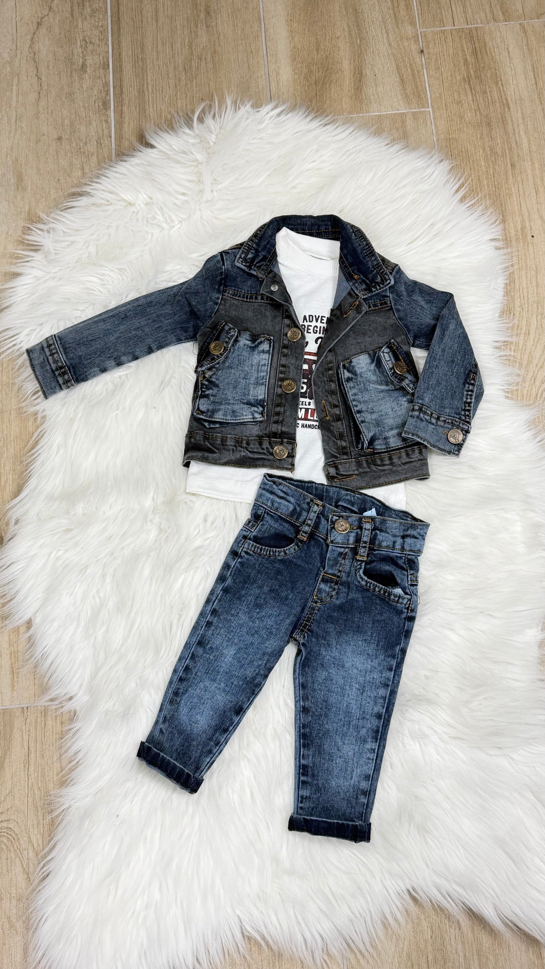 Completo neonato jeans