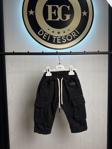 Jeans neonato cargo