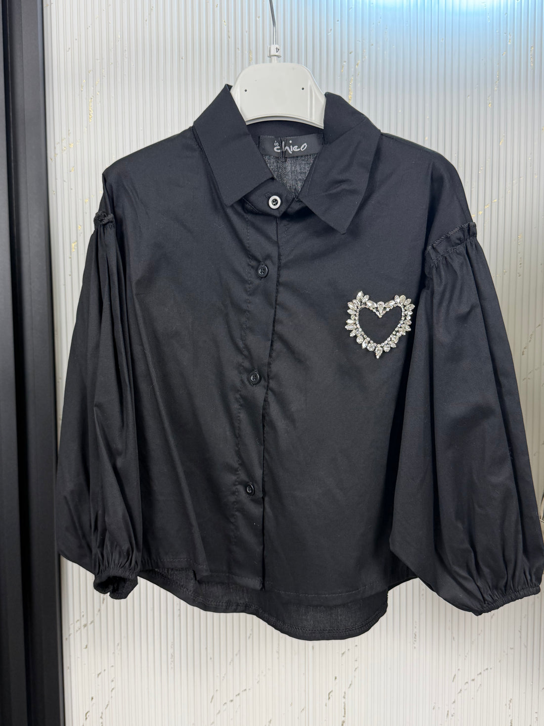 Camicia bambina cuore