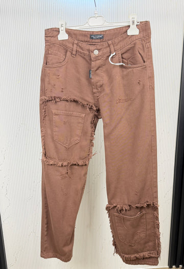Jeans bambino bruciato