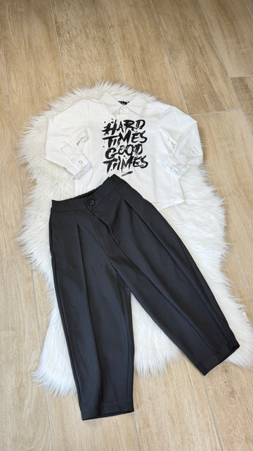 Pantalone bambino black