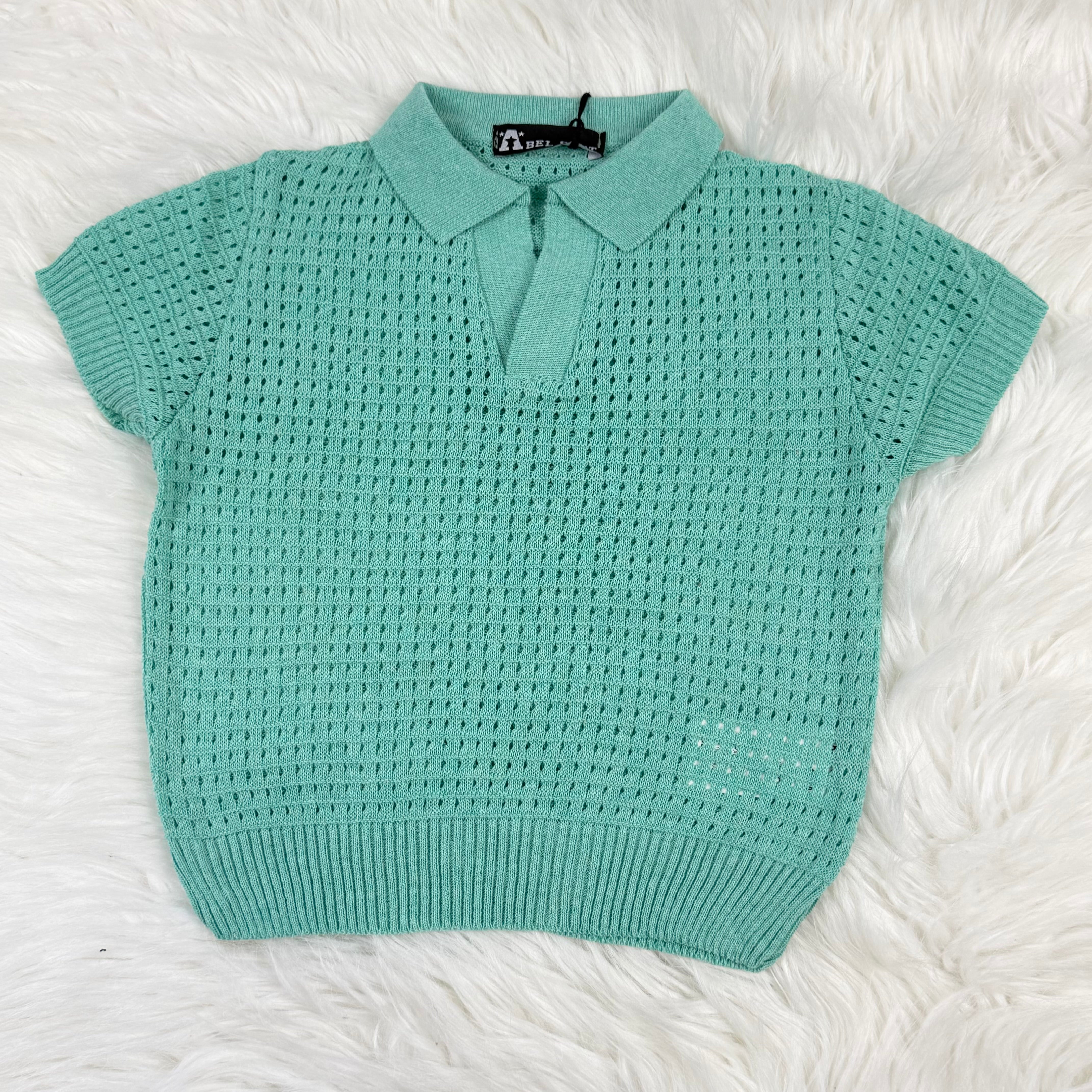 Maglia neonato polo filo
