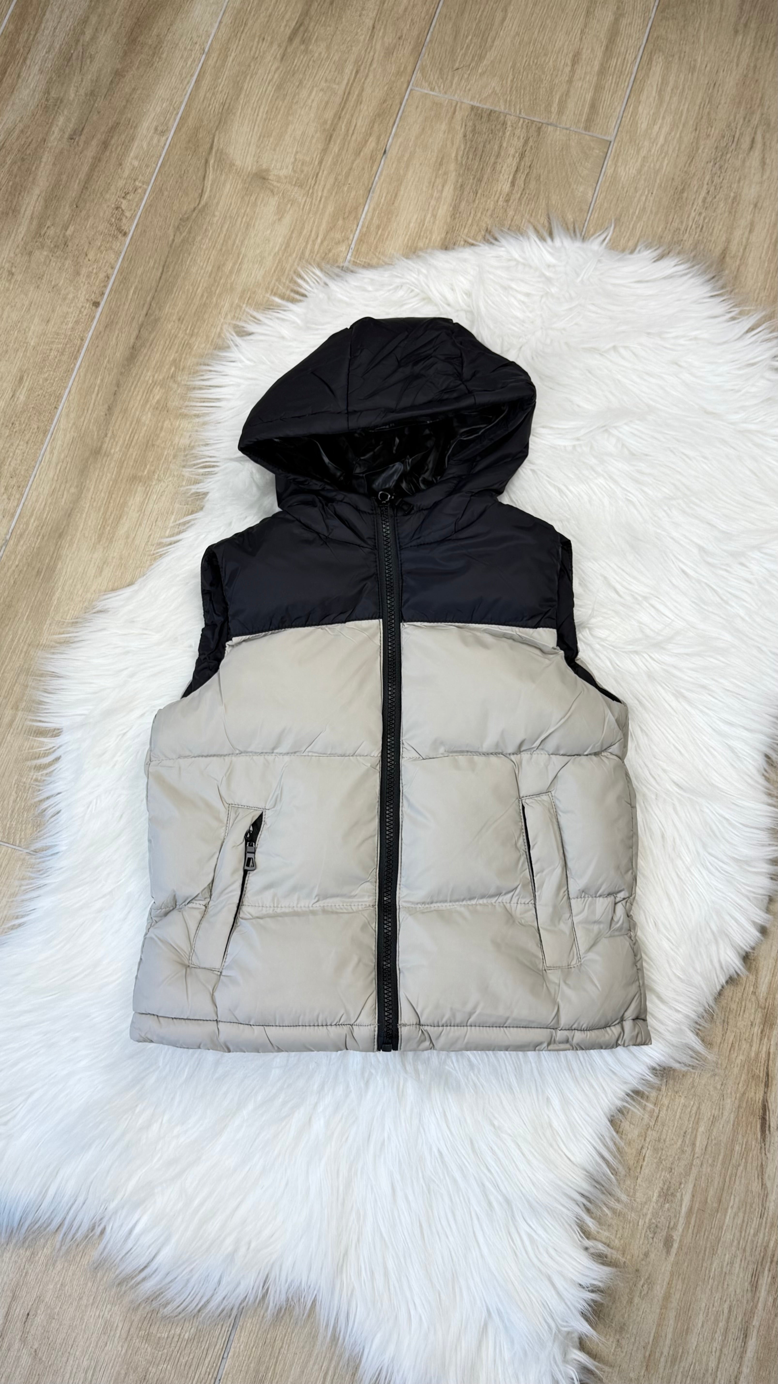 GIUBBINO bambino smanicato black