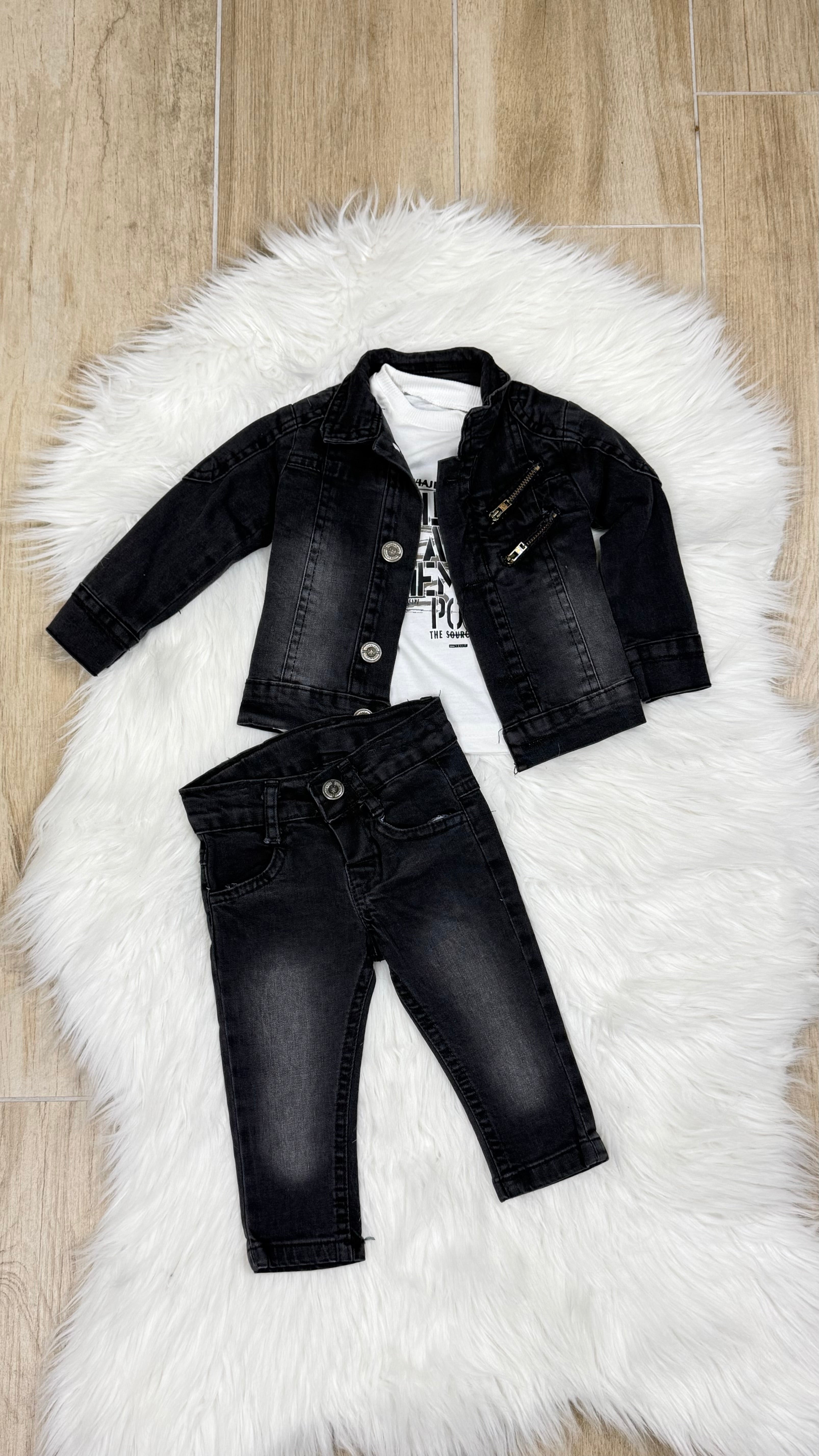 Completo neonato jeans