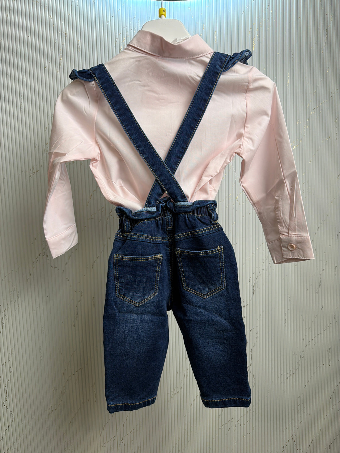 Jeans salopette neonata