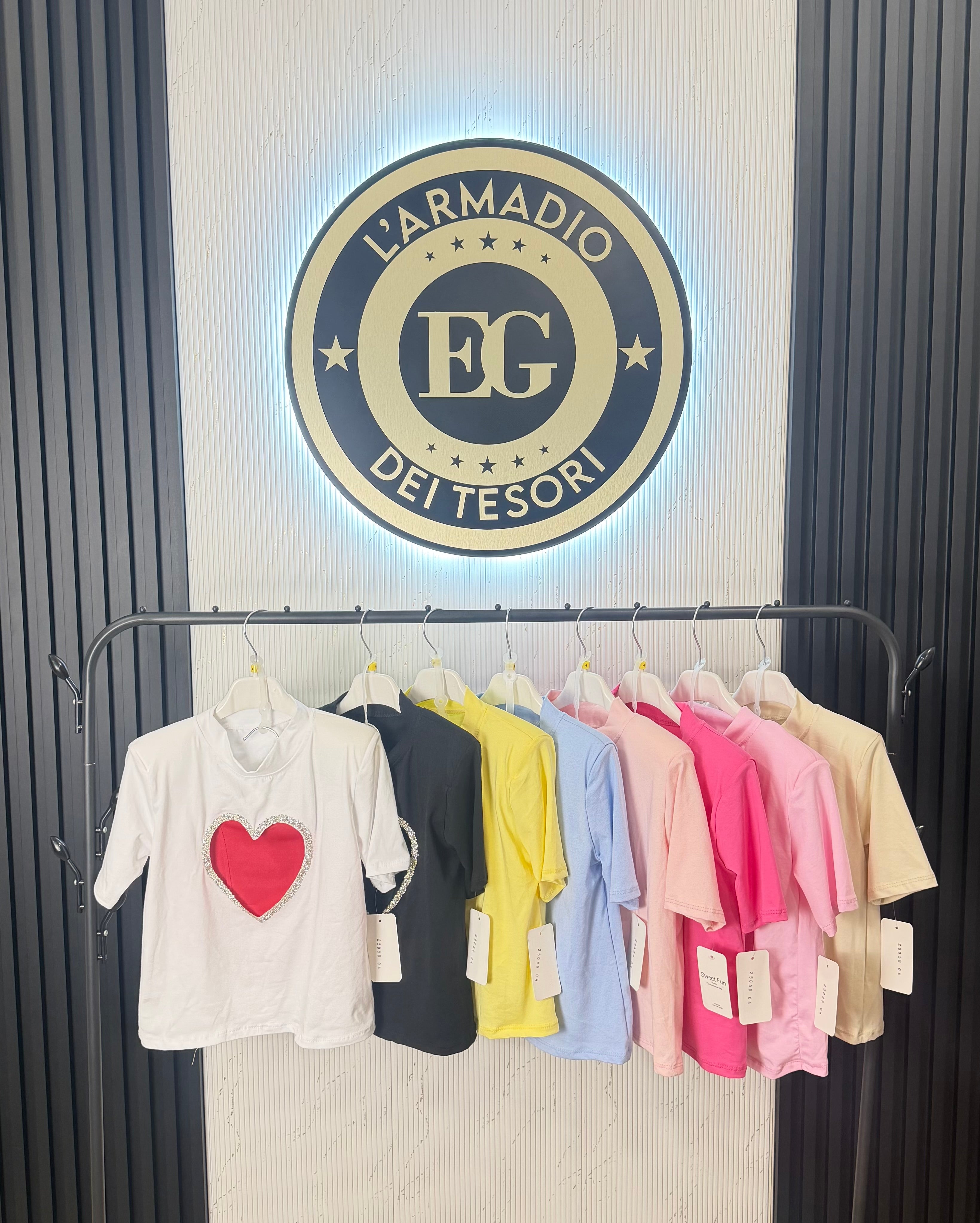Maglia bambina Cuore con corpetto