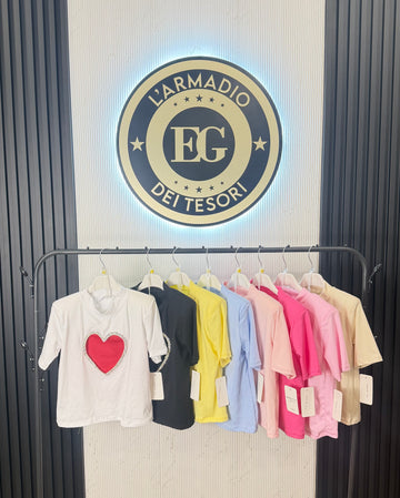 Maglia bambina Cuore con corpetto