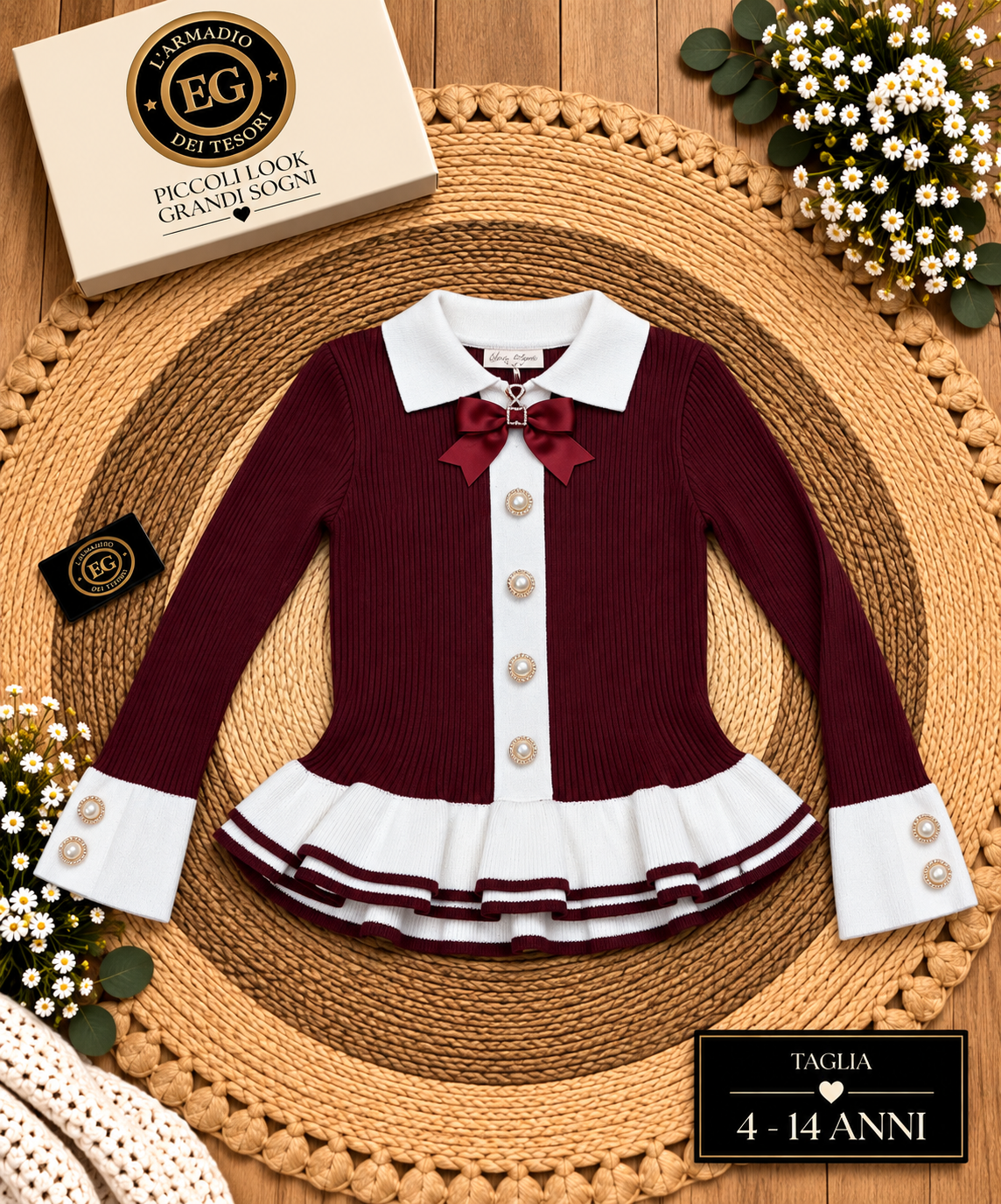 MAGLIA BAMBINA PERLA