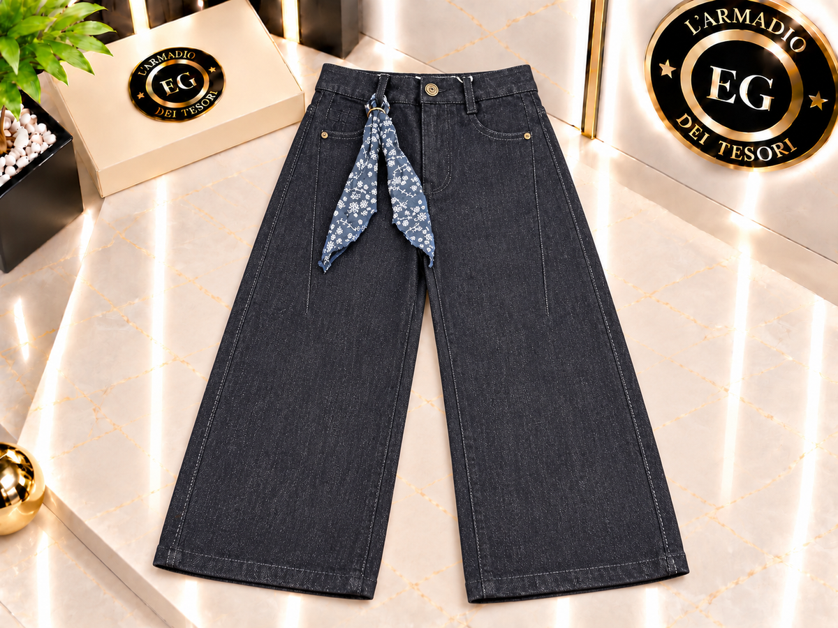 JEANS BAMBINA FOULARD