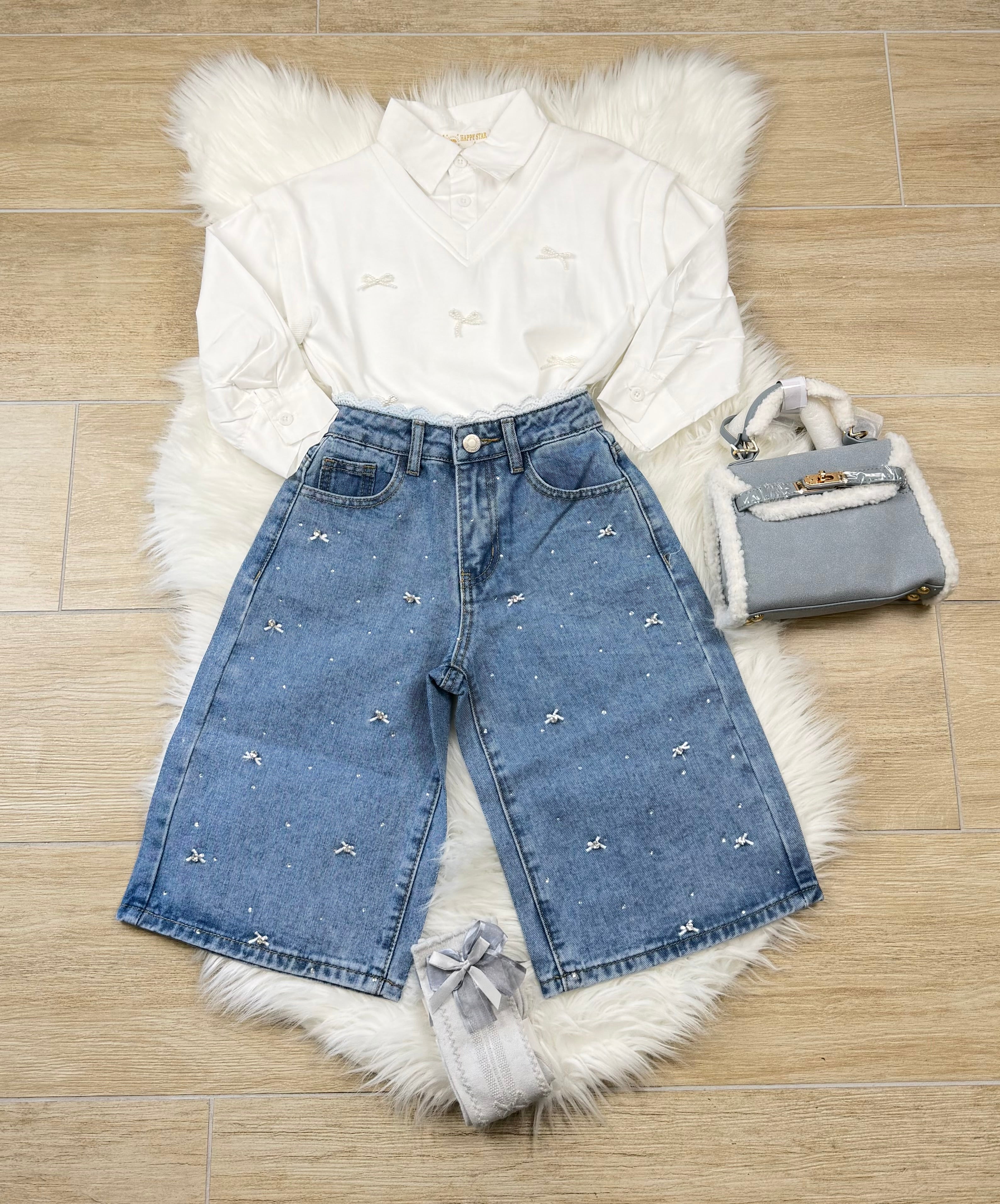 Jeans bambina fiolux
