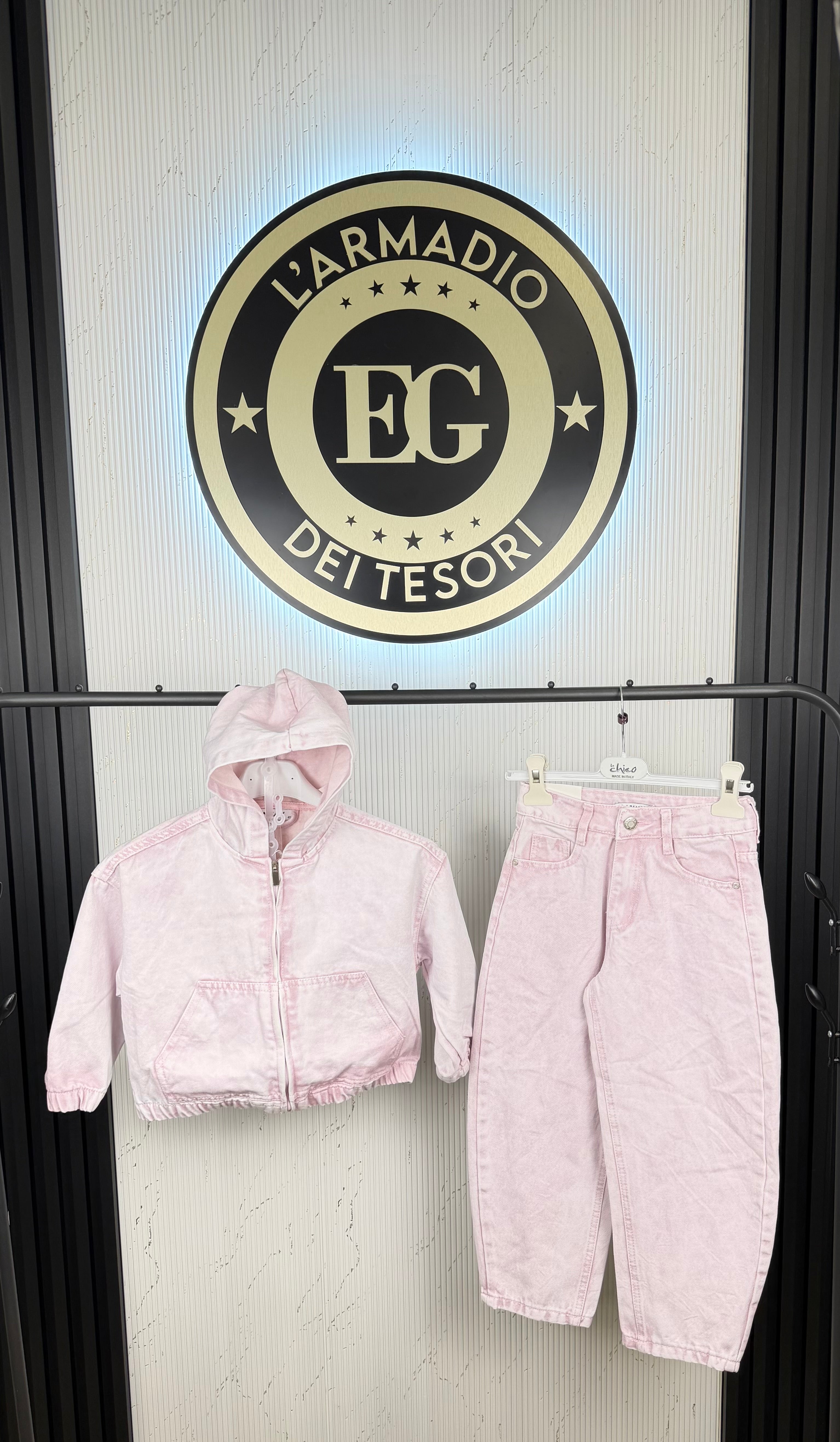 Completo bambina pink