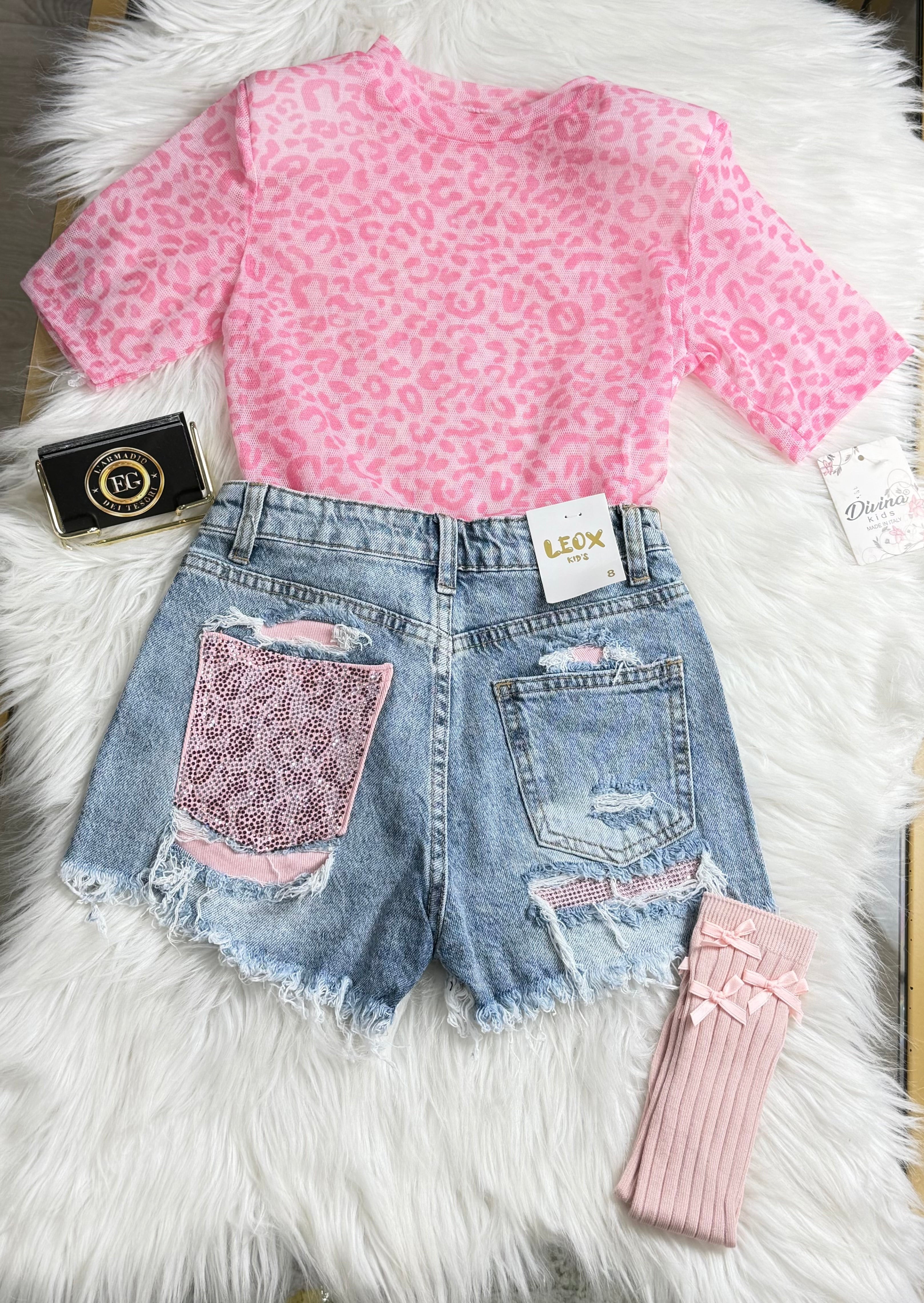 BODY BAMBINA ANIMALIER