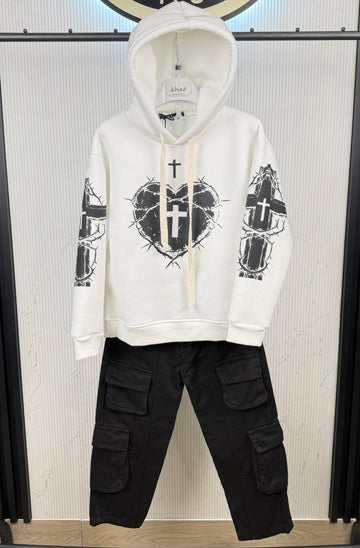 Jeans bambino cargo