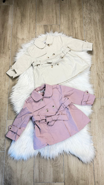 Giubbino neonata  trench Sherlock