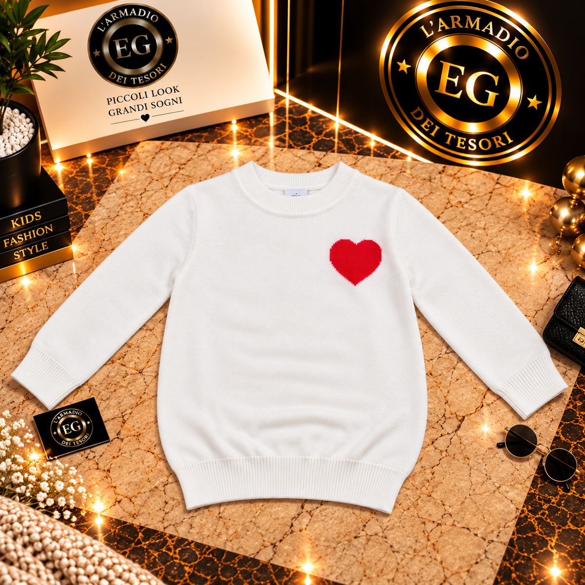 MAGLIA BAMBINA CUORE