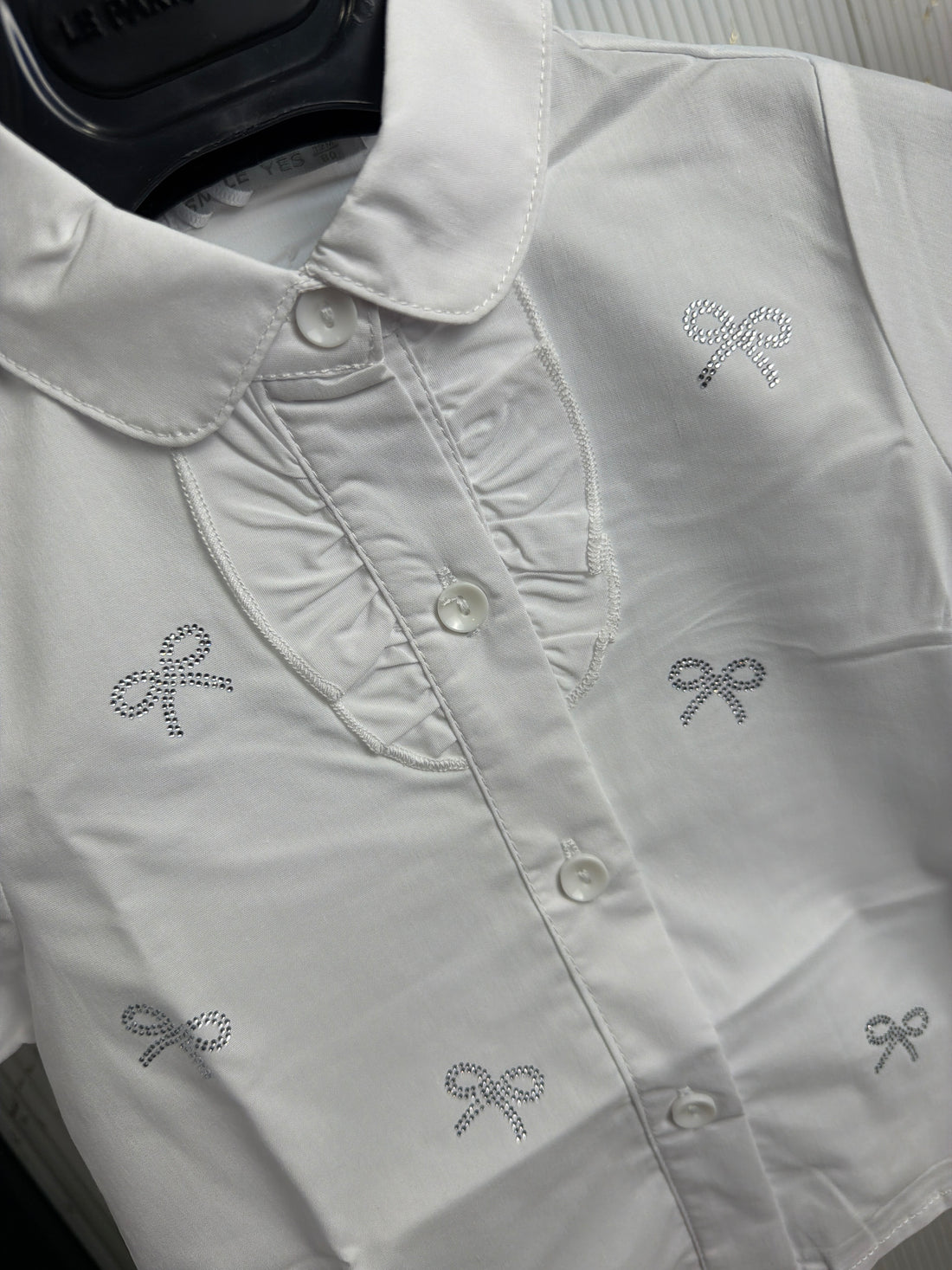 Camicia neonata fiocco