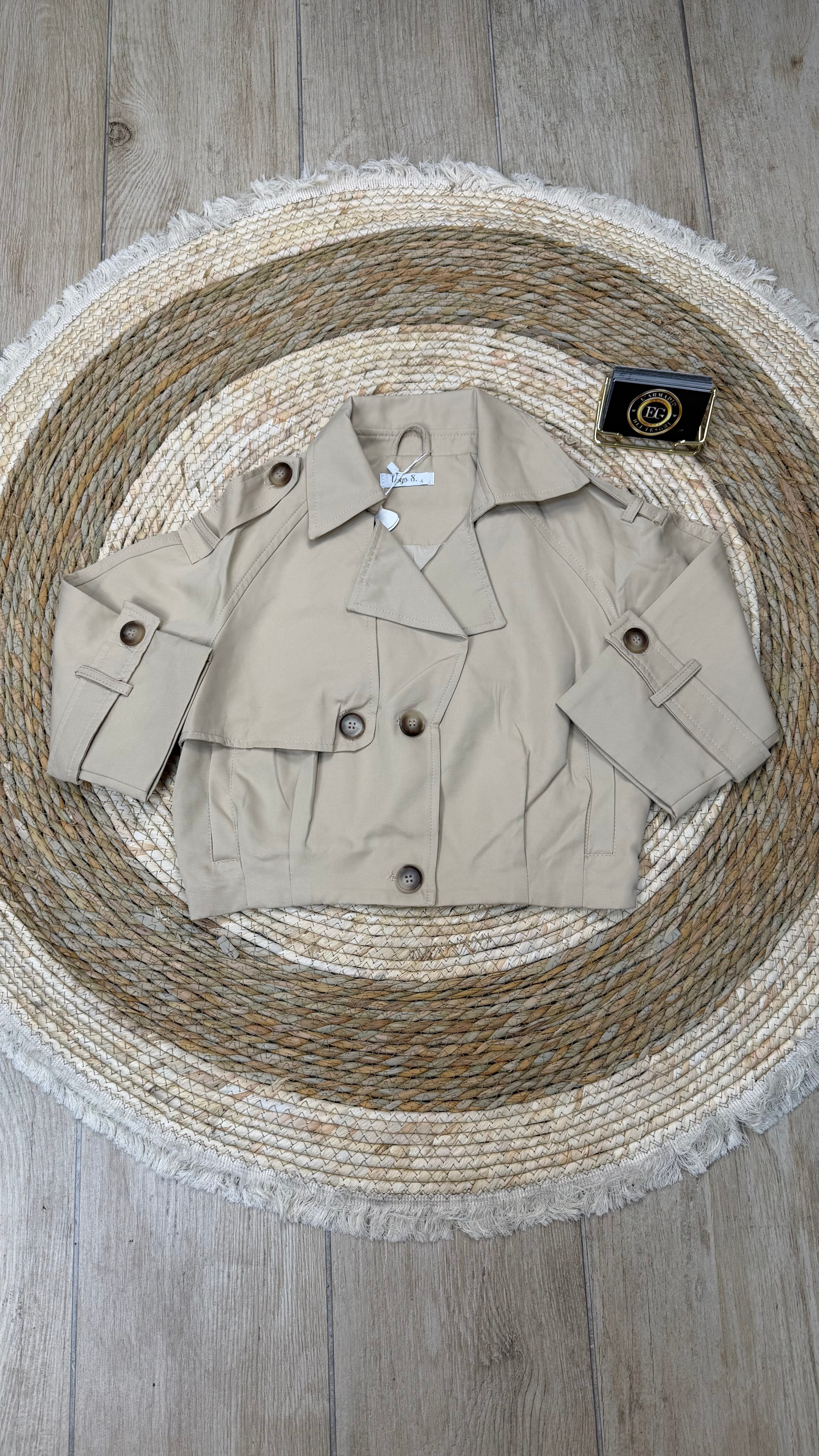 GIUBBINO BAMBINA TRENCH ILY