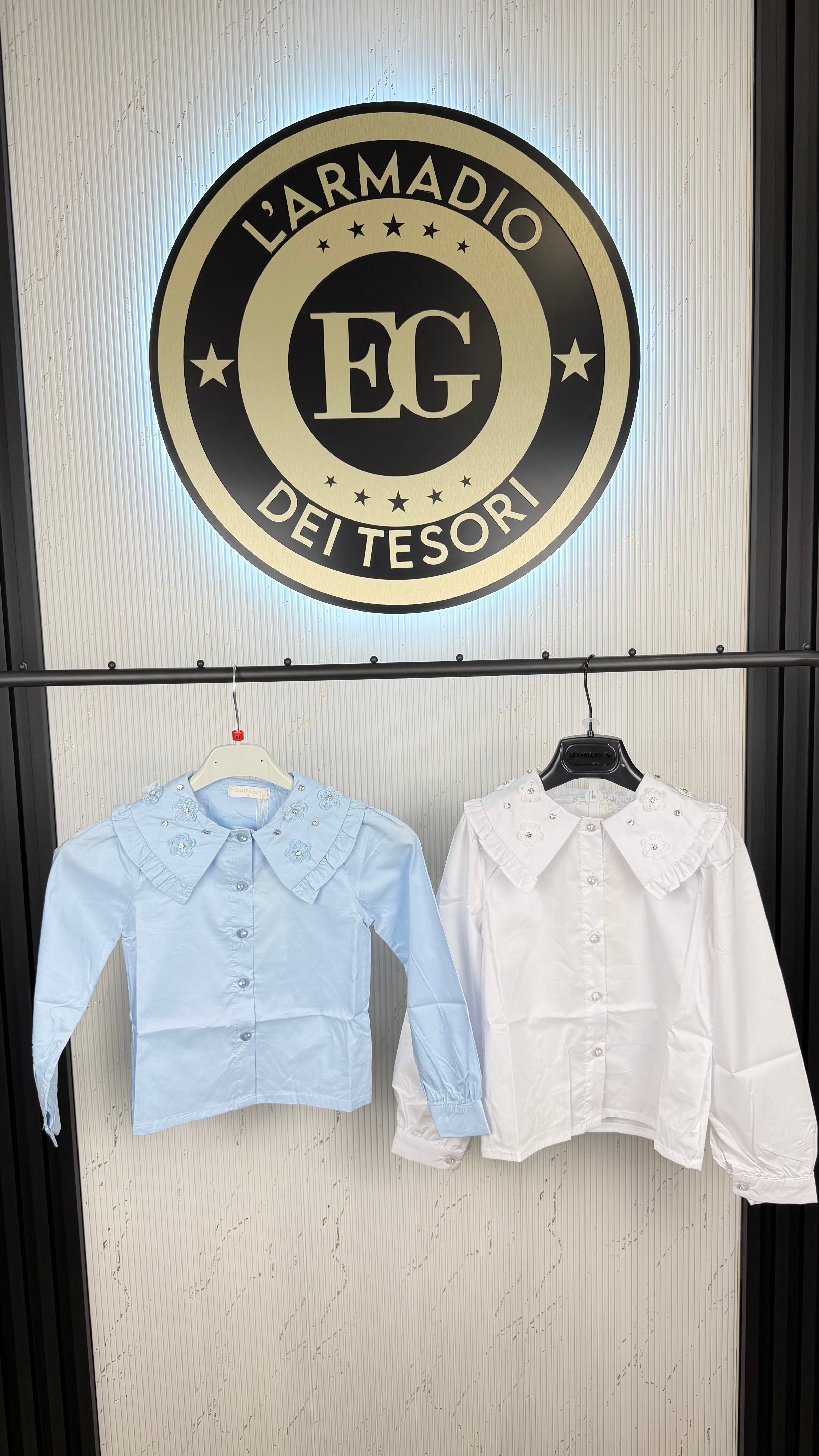 Camicia bambina floreal