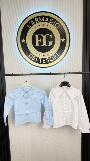 Camicia bambina floreal