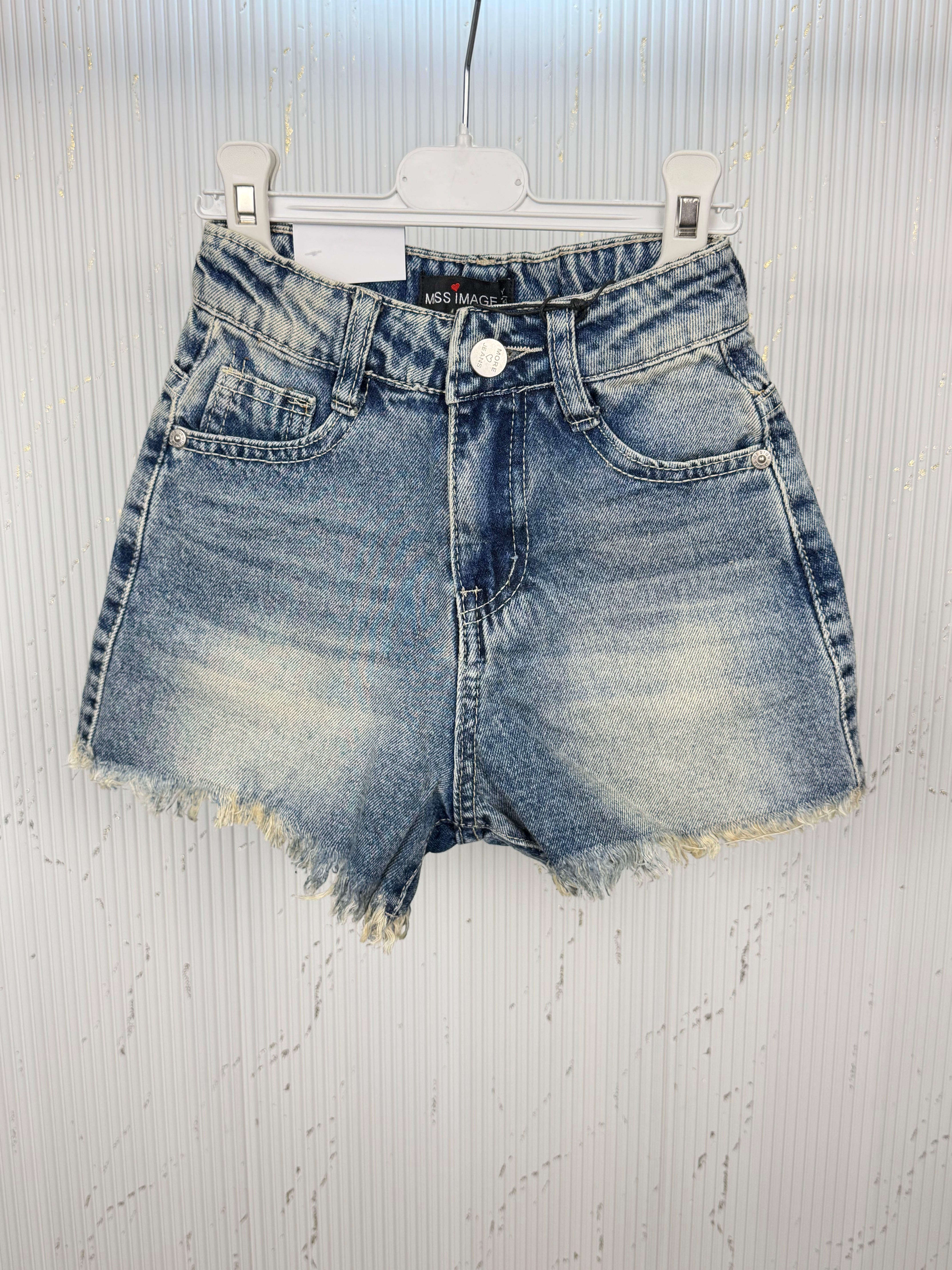 Short bambina sabbiato