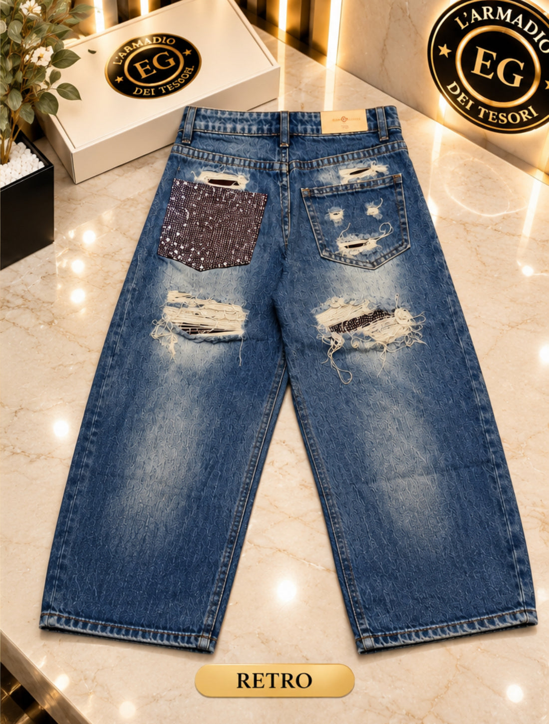 JEANS BAMBINA TASCBORG
