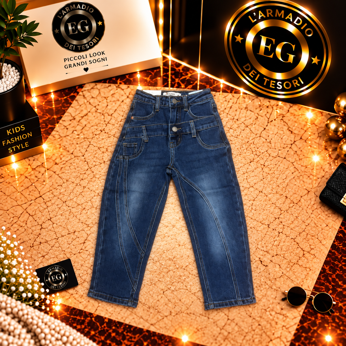 JEANS BAMBINA DOPPERY