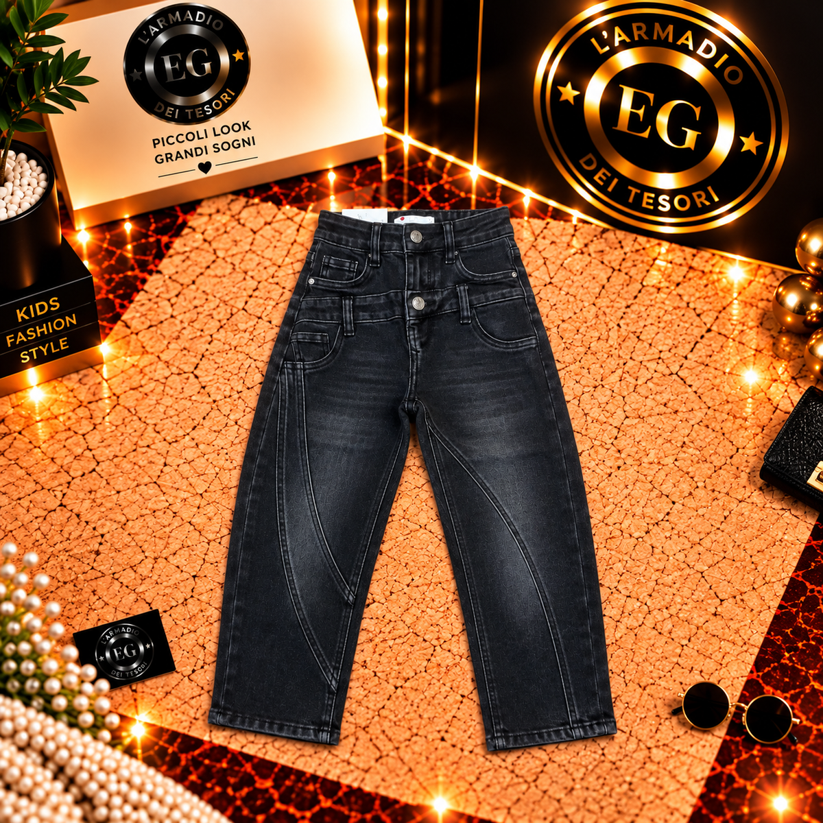 JEANS BAMBINA DOPPERY