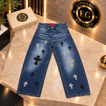 JEANS BAMBINO BNK CROCI