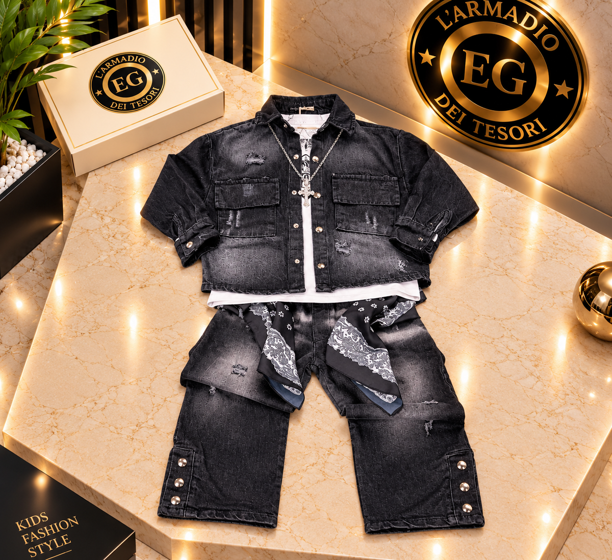 Completo bambino DENIM Streetwear