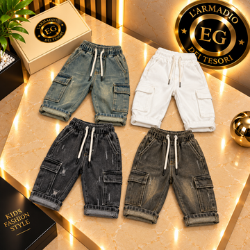 Jeans neonato Cargo tasc