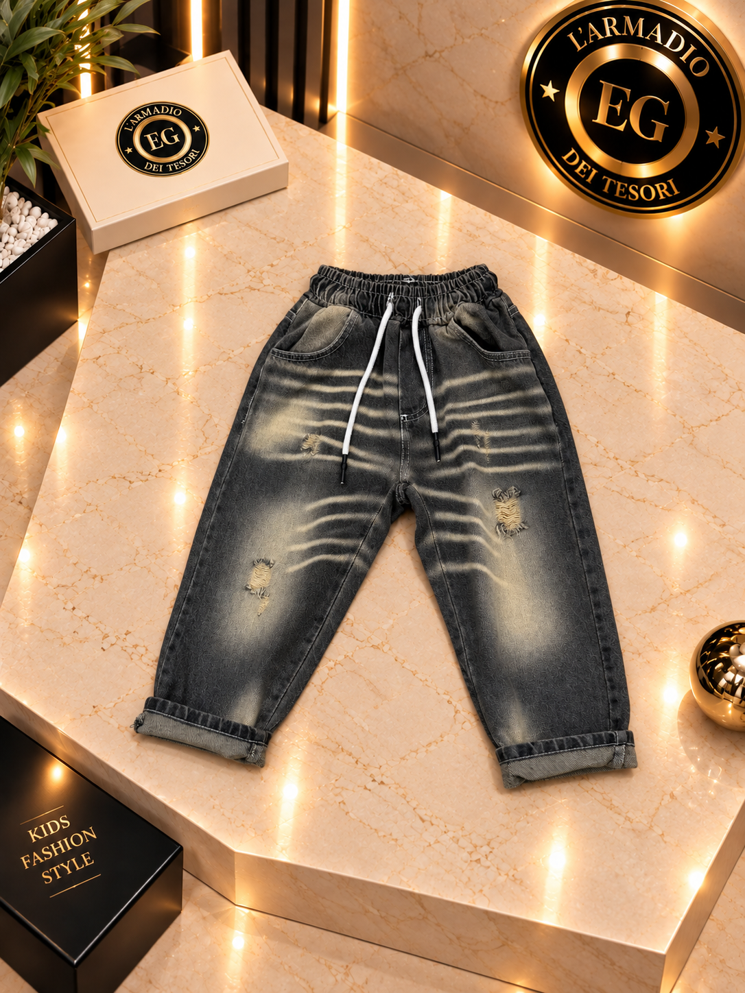 JEANS BAMBINO MOLSABBY