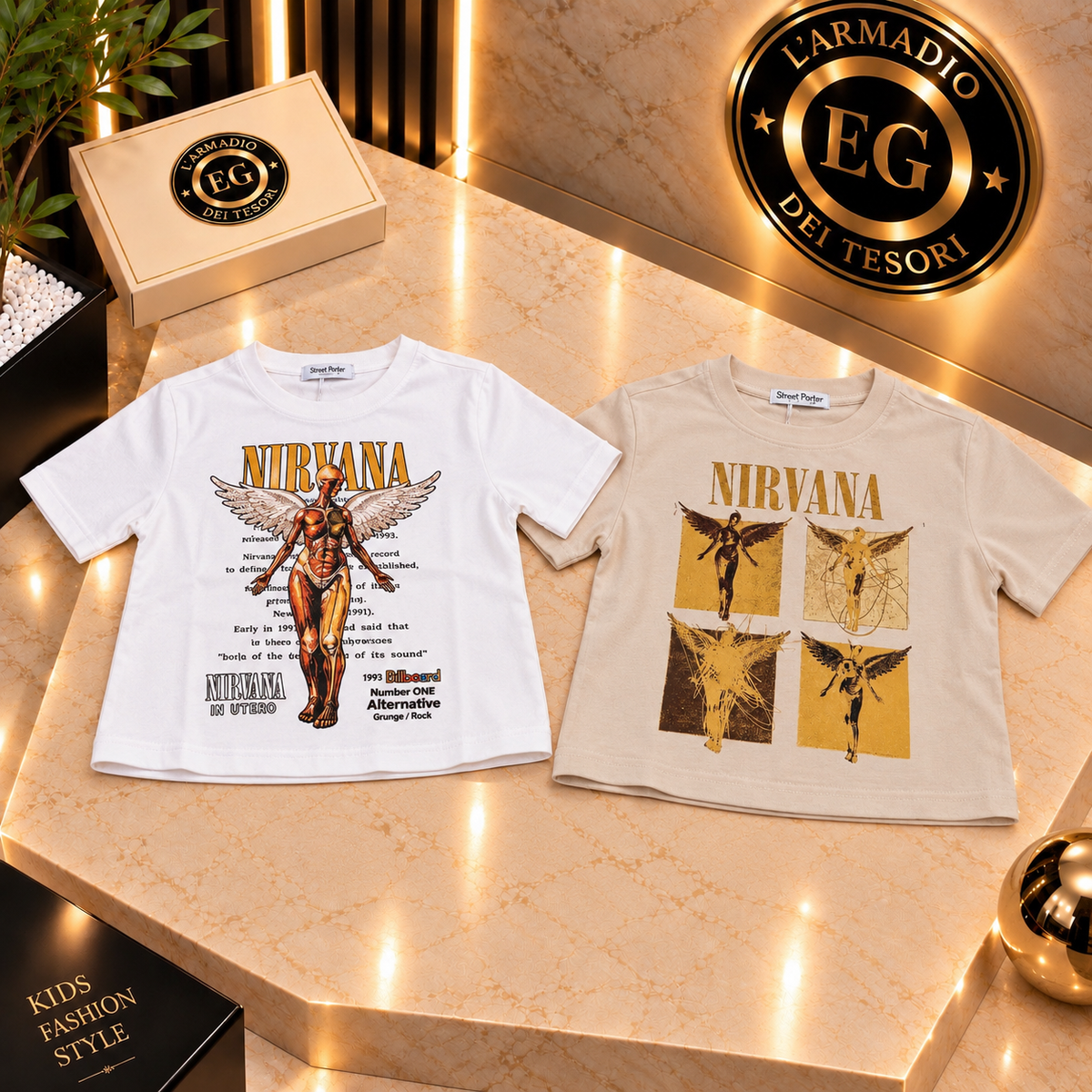 MAGLIA BAMBINA NIRVANA