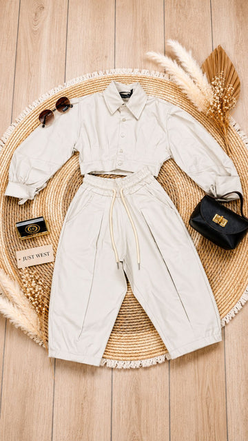 COMPLETO BAMBINA BEIGE JUST